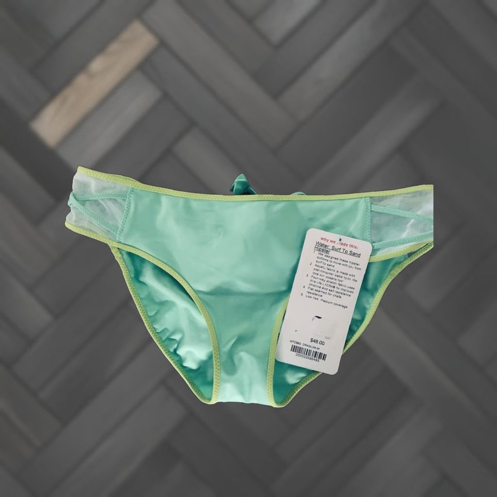 Lululemon Lululemon Women's 8 Dragon Lemon Lime Surf to Sand Hipster Bikini Bottoms Multicolor Hipster Swim Bottom" Size 30" / US 8 / IT 44 - 1 Thumbnail