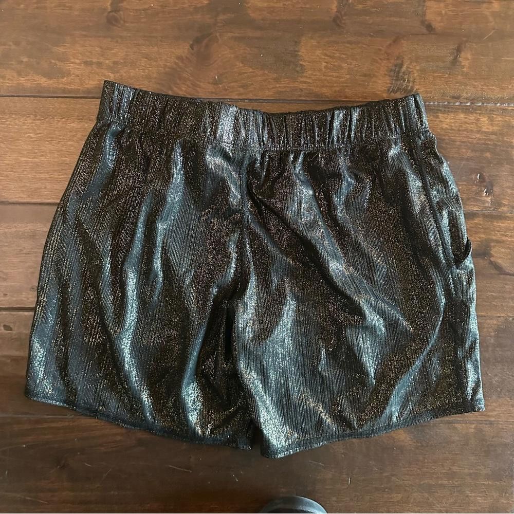 Designer Gigo XL men’s black/gold shimmery shorts – Circuit party Size US 36 / EU 52 - 3 Thumbnail