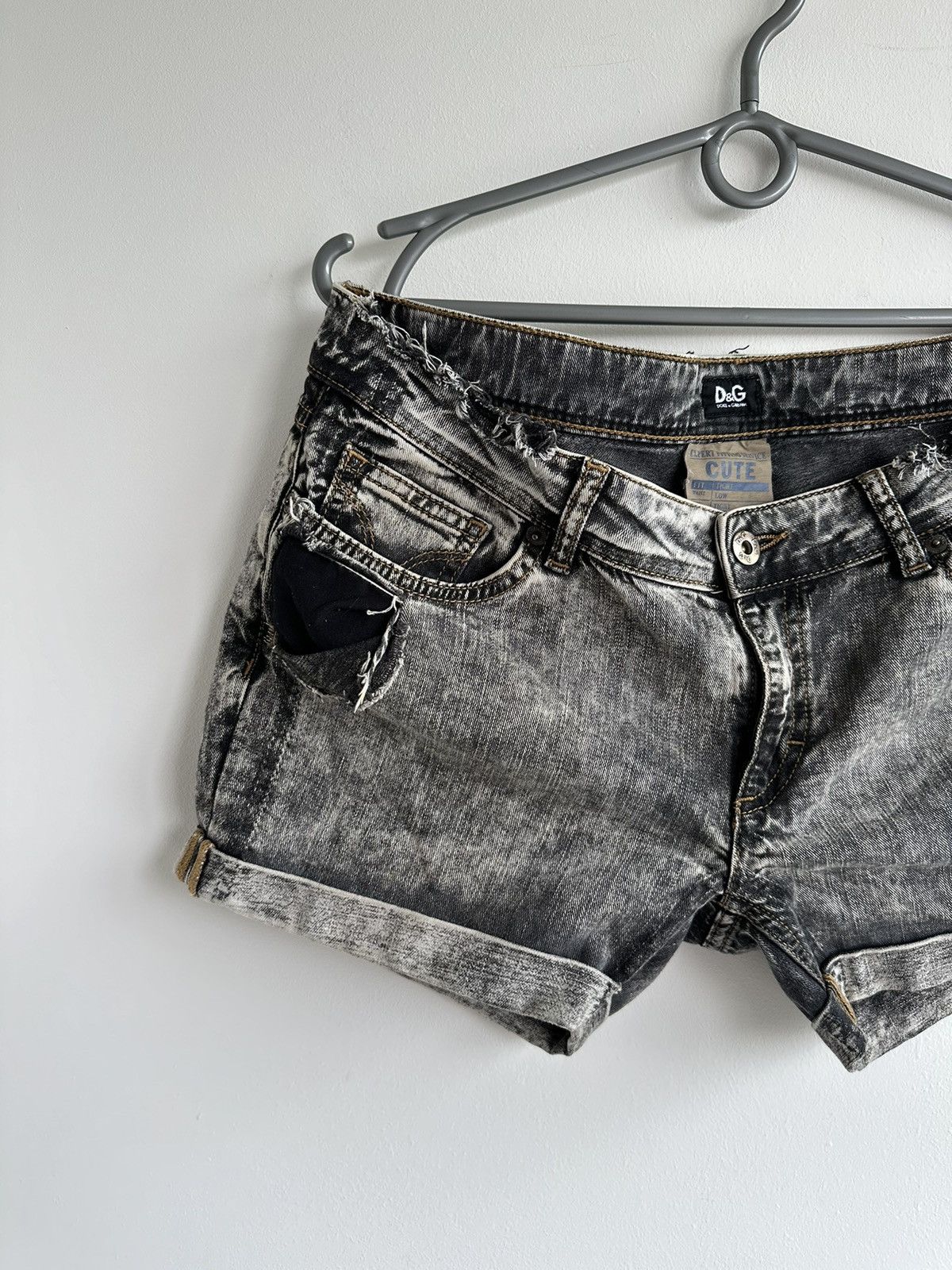 Dolce & Gabbana DOLCE&GABBANA Distressed Shorts Denim Pockets Grey Size 32 Size 32" / US 10 / IT 46 - 3 Thumbnail