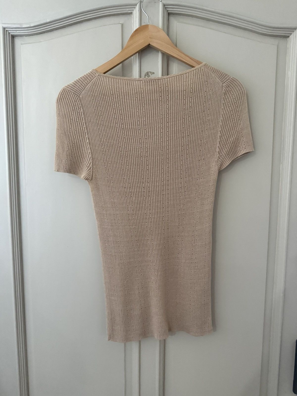 Chanel Chanel Ribbed Logo Top Size M / US 6-8 / IT 42-44 - 3 Thumbnail