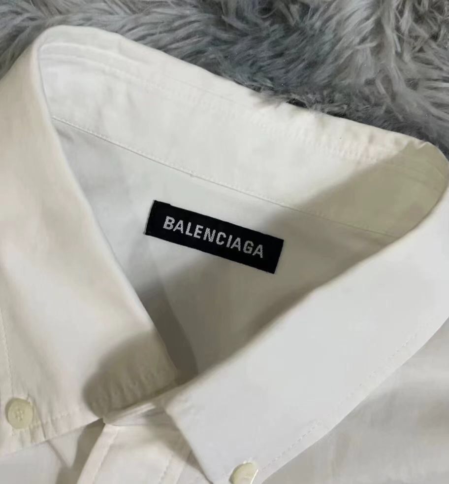 Balenciaga Balenciaga Embroidered Wave Shirt 2410-Nextarrow Size US XXS / EU 40 - 5 Thumbnail