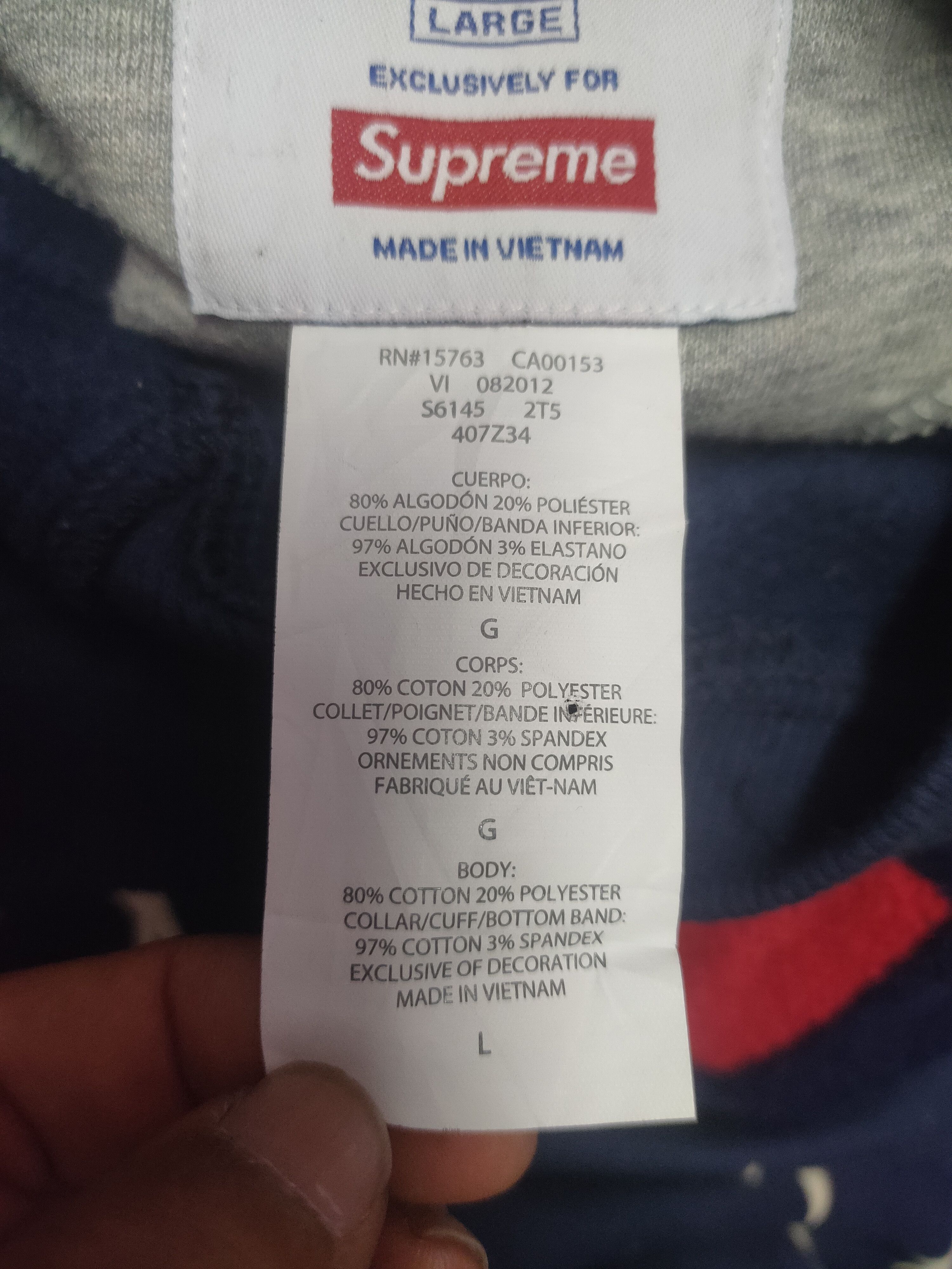 Supreme Supreme x Champion 2012 crewneck sweatshirt Size US L / EU 52-54 / 3 - 12 Thumbnail