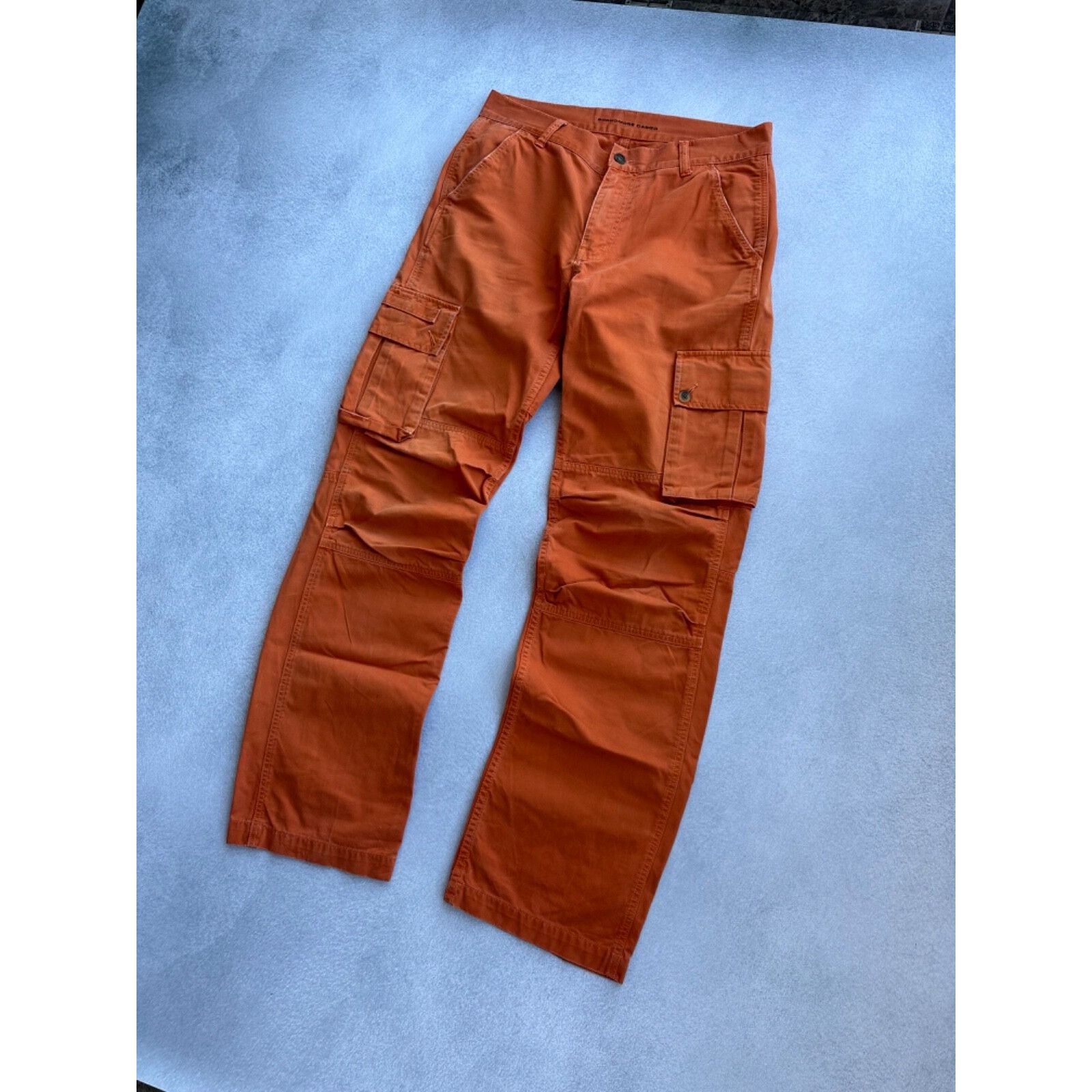 Gant VTG Gant Orange Distressed Sophomore Cargo Pants Size US 32 / EU 48 - 2 Thumbnail