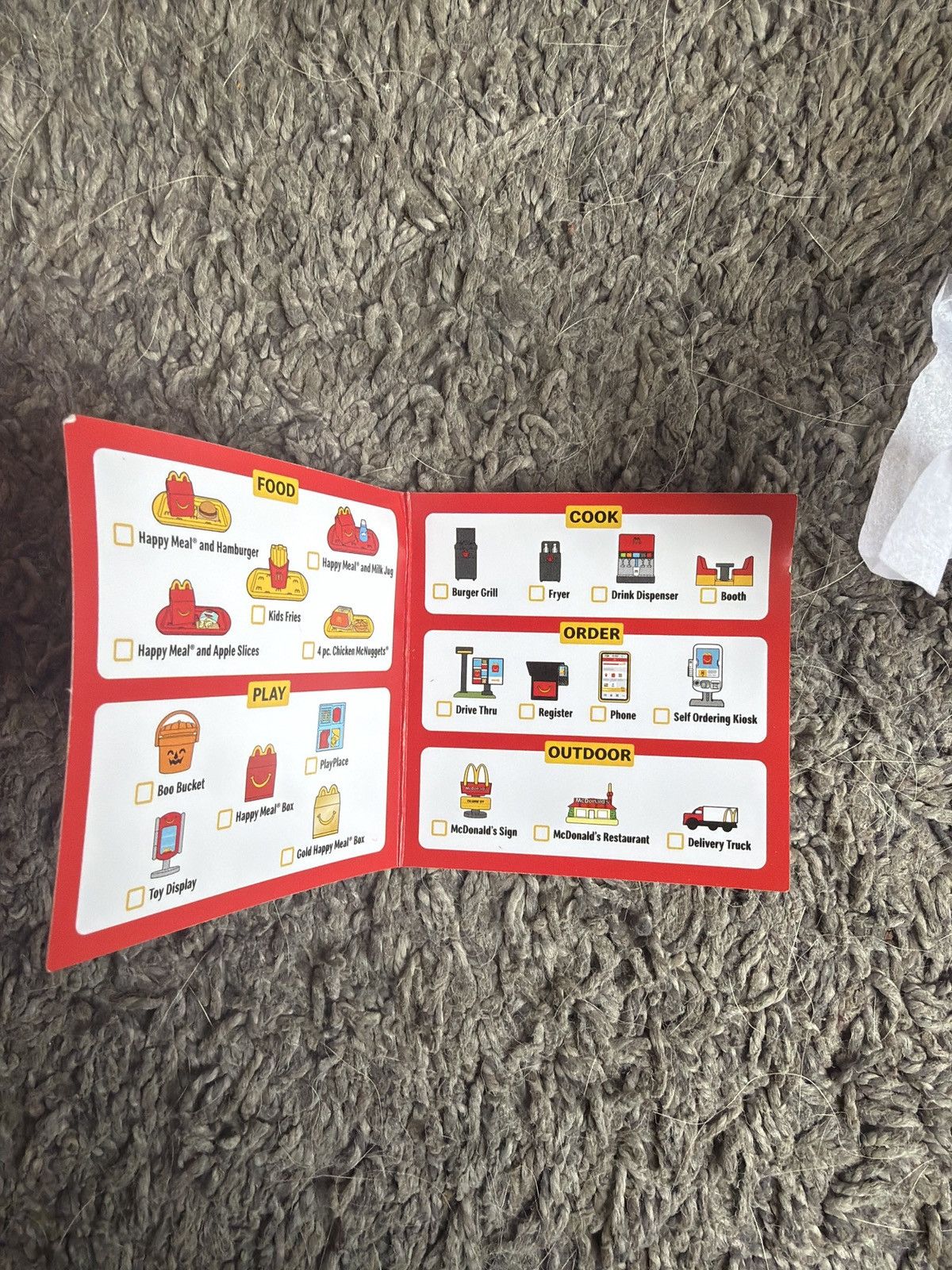 Hypebeast 2025 Lil McDonald’s Gold Happy Meal Box Miniature Size ONE SIZE - 11 Thumbnail