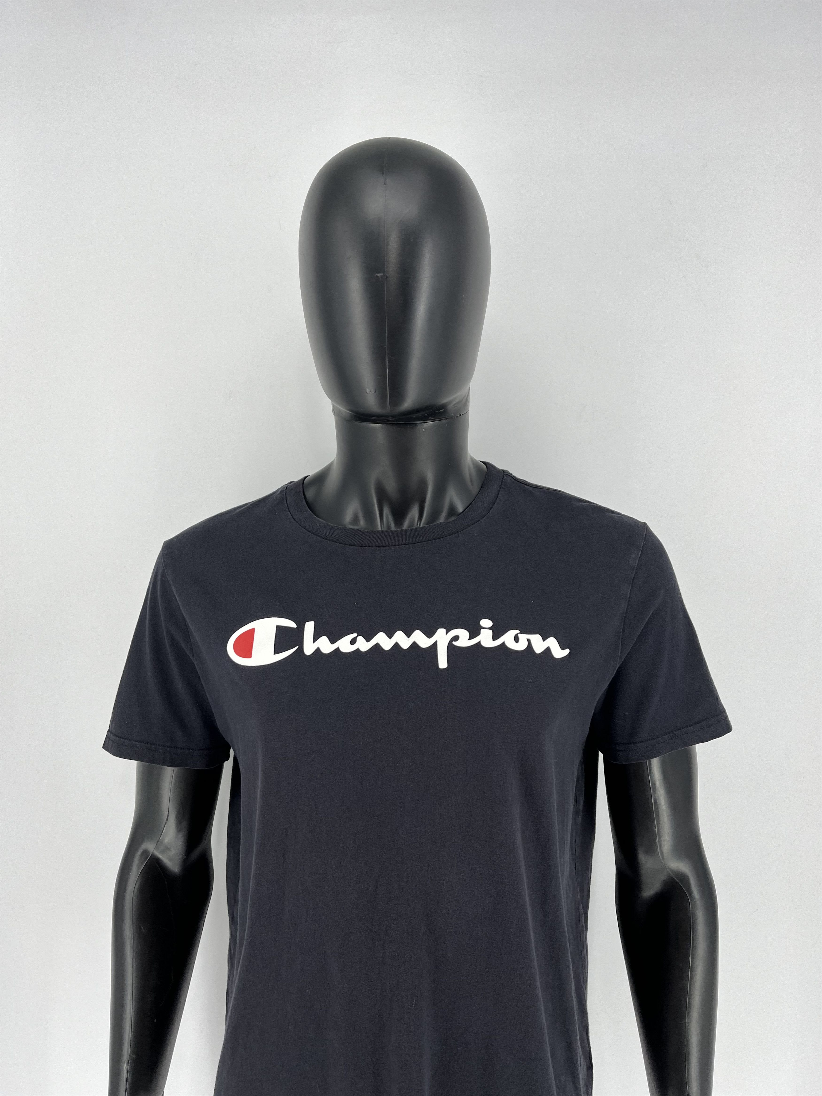 Champion × Vintage VINTAGE Y2K CHAMPION BIG LOGO NICE DESIGN TSHIRT HIP HOP RAP Size US M / EU 48-50 / 2 - 1 Thumbnail