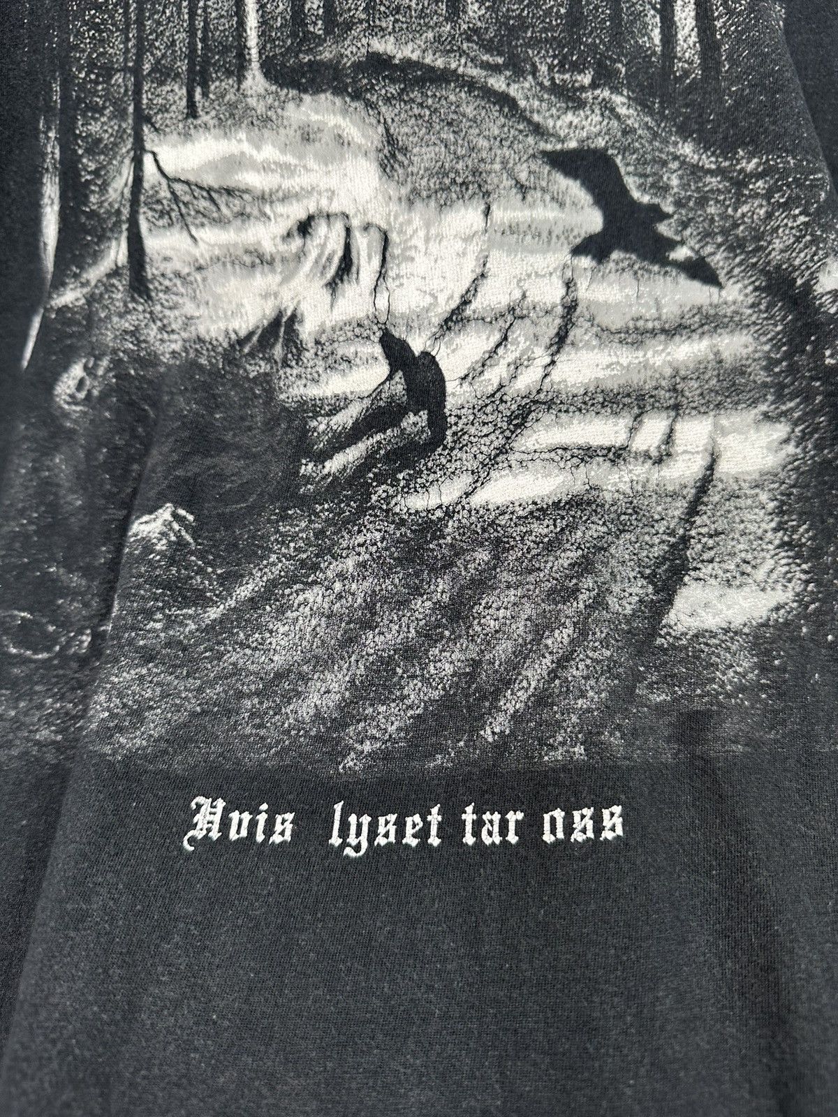 Band Tees × Vintage Vintage rare 90s Burzum Hvis lyset tar oss T-shirt Men L Size US L / EU 52-54 / 3 - 9 Thumbnail