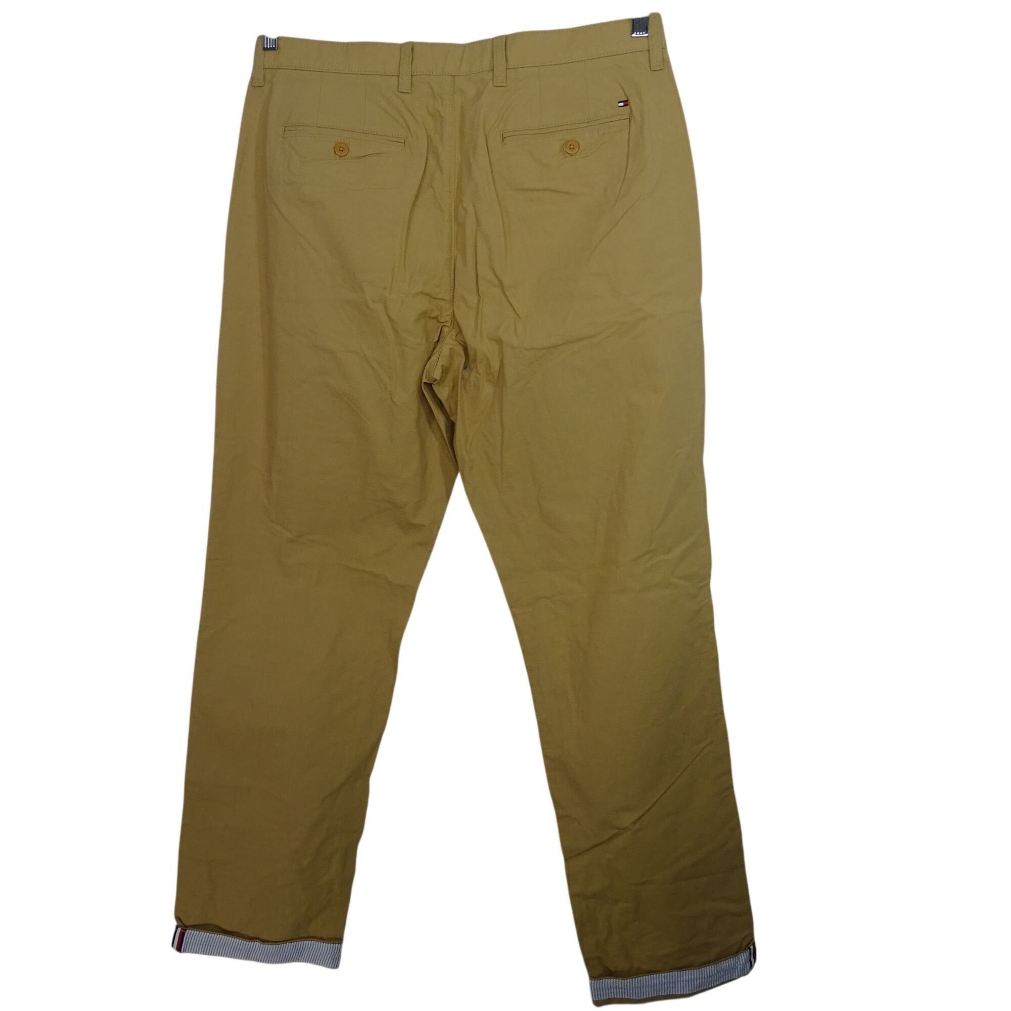 Tommy Hilfiger Tommy Hilfiger Khaki Chinos Pants Men Size 34 x 34 Cuffed Size US 34 / EU 50 - 4 Thumbnail