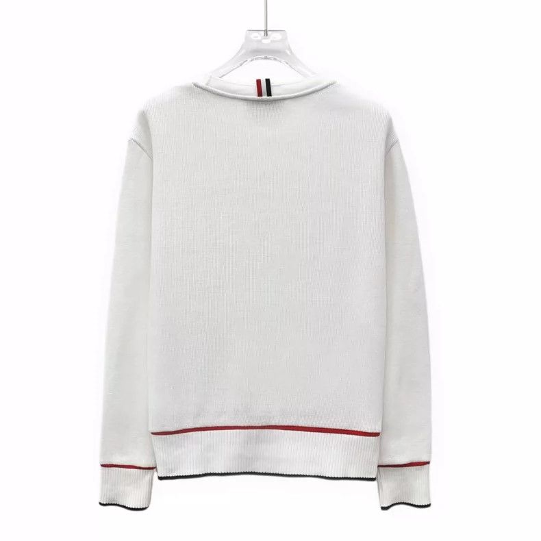 Thom Browne Thom browne Size 38 White striped round-neck long-sleeved Size US XS / EU 42 / 0 - 2 Thumbnail