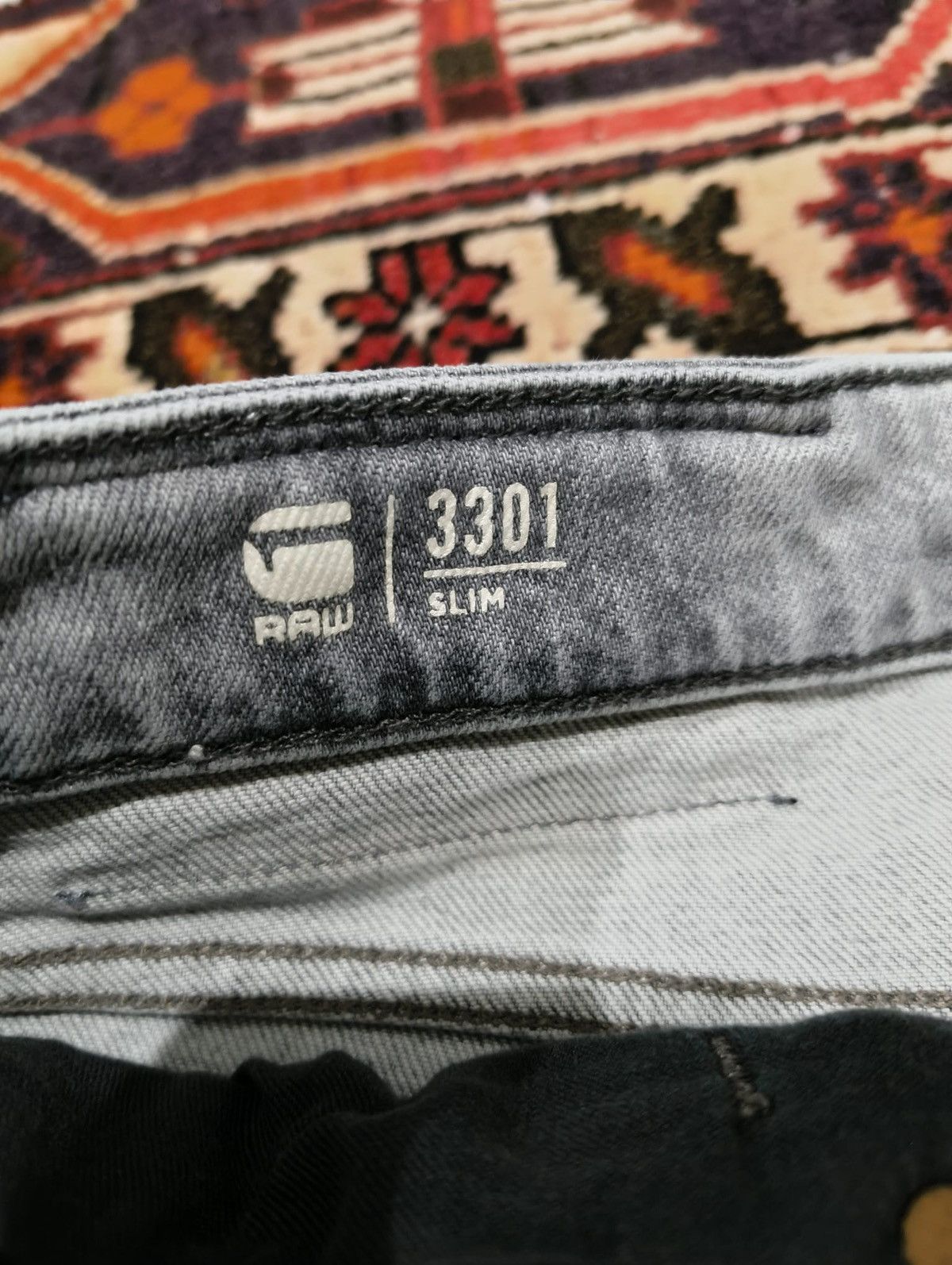 G-Star G-Star RAW 3301 Studs Slim Size US 32 / EU 48 - 4 Thumbnail