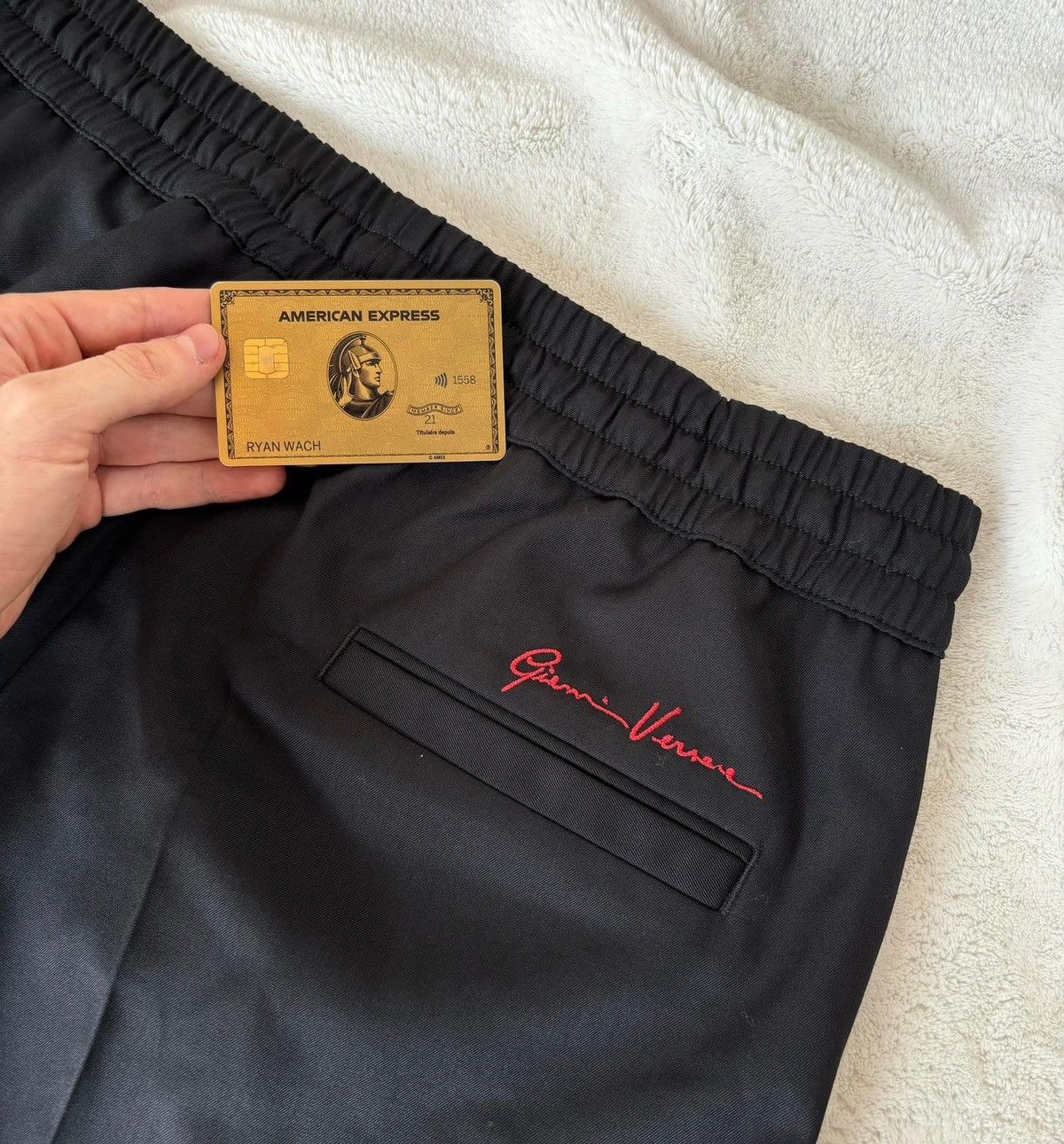 Versace Versace Black ‘Gianni Versace’ Trousers Size US 40 / EU 56 - 2 Thumbnail