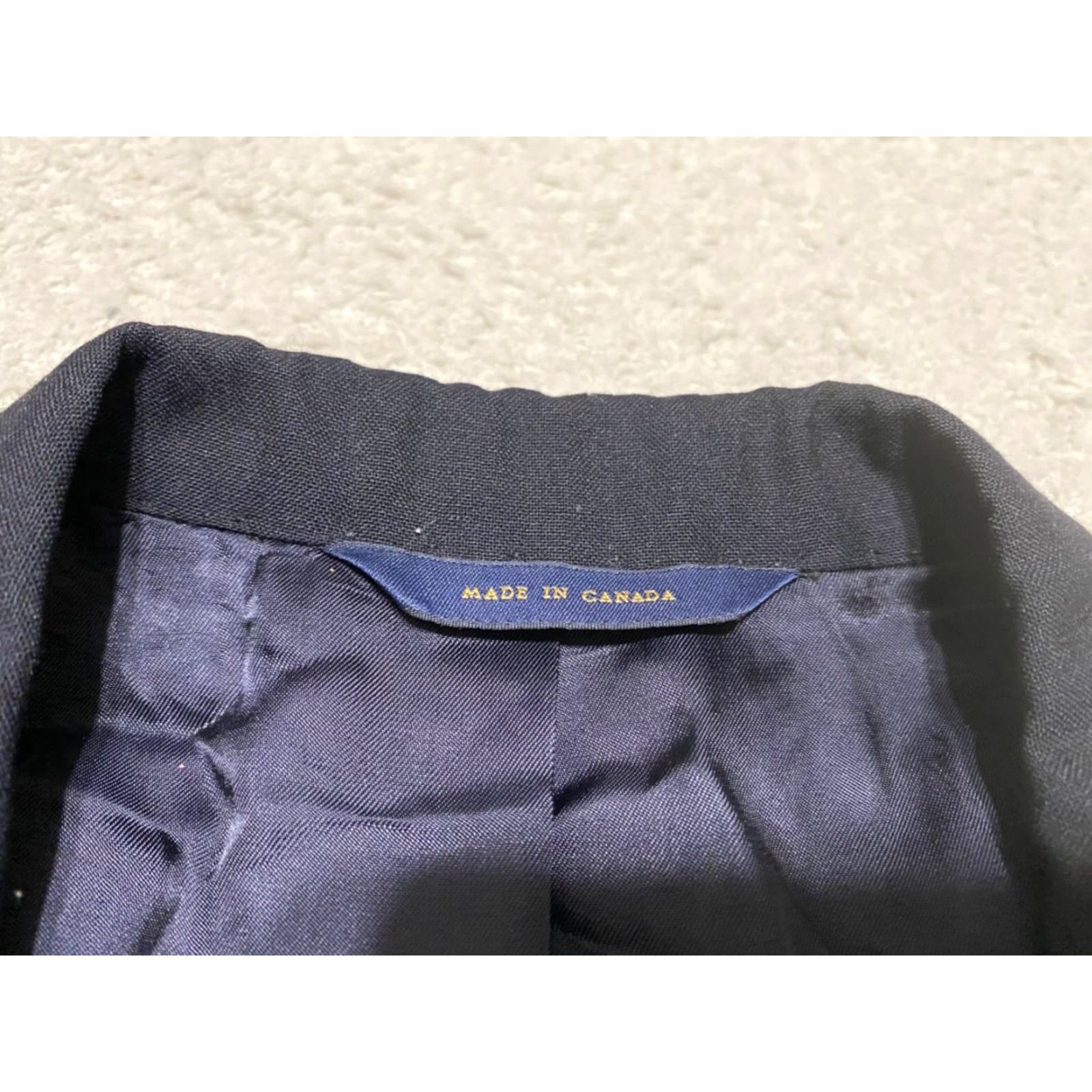Brooks Brothers Brooks Brothers Blazer Mens Regular Two-Button Solid Blue Wool 41 Chest 42 Jacket Short Long Lists? Size 42R - 5 Thumbnail