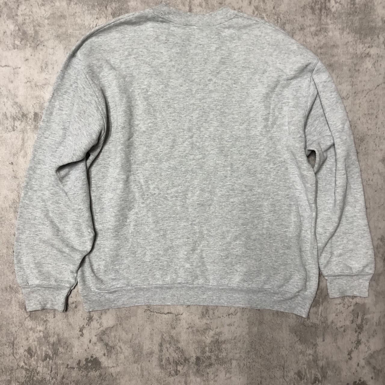 Fruit Of The Loom Grey vintage sweatshirt with embroidered logo clothing Size US L / EU 52-54 / 3 - 4 Thumbnail