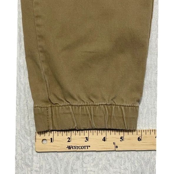 Vintage Urban Pipeline Jogger Pants Mens 30x29 Khaki Beige Chino Stretch Drawstring Relaxed Pockets Casual Size US 30 / EU 46 - 7 Thumbnail