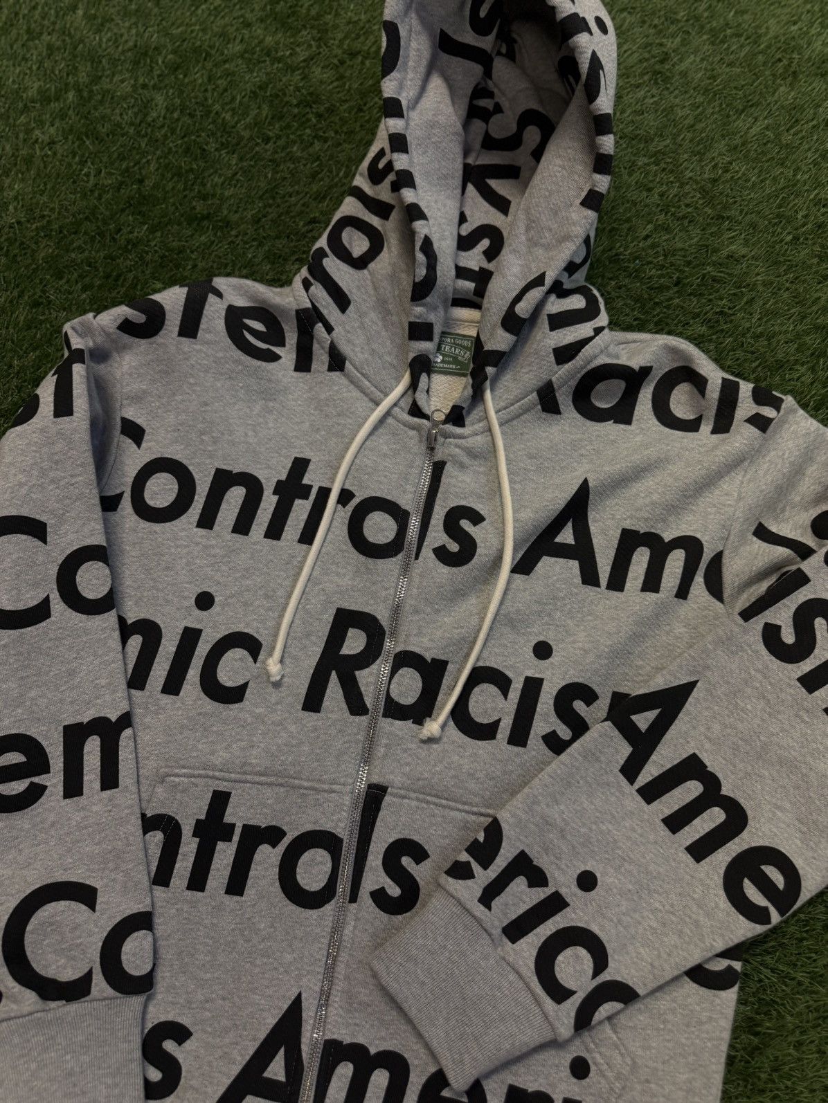 DENIM TEARS Denim Tears Systematic Racism Controls America Hoodie Small Size US S / EU 44-46 / 1 - 6 Thumbnail