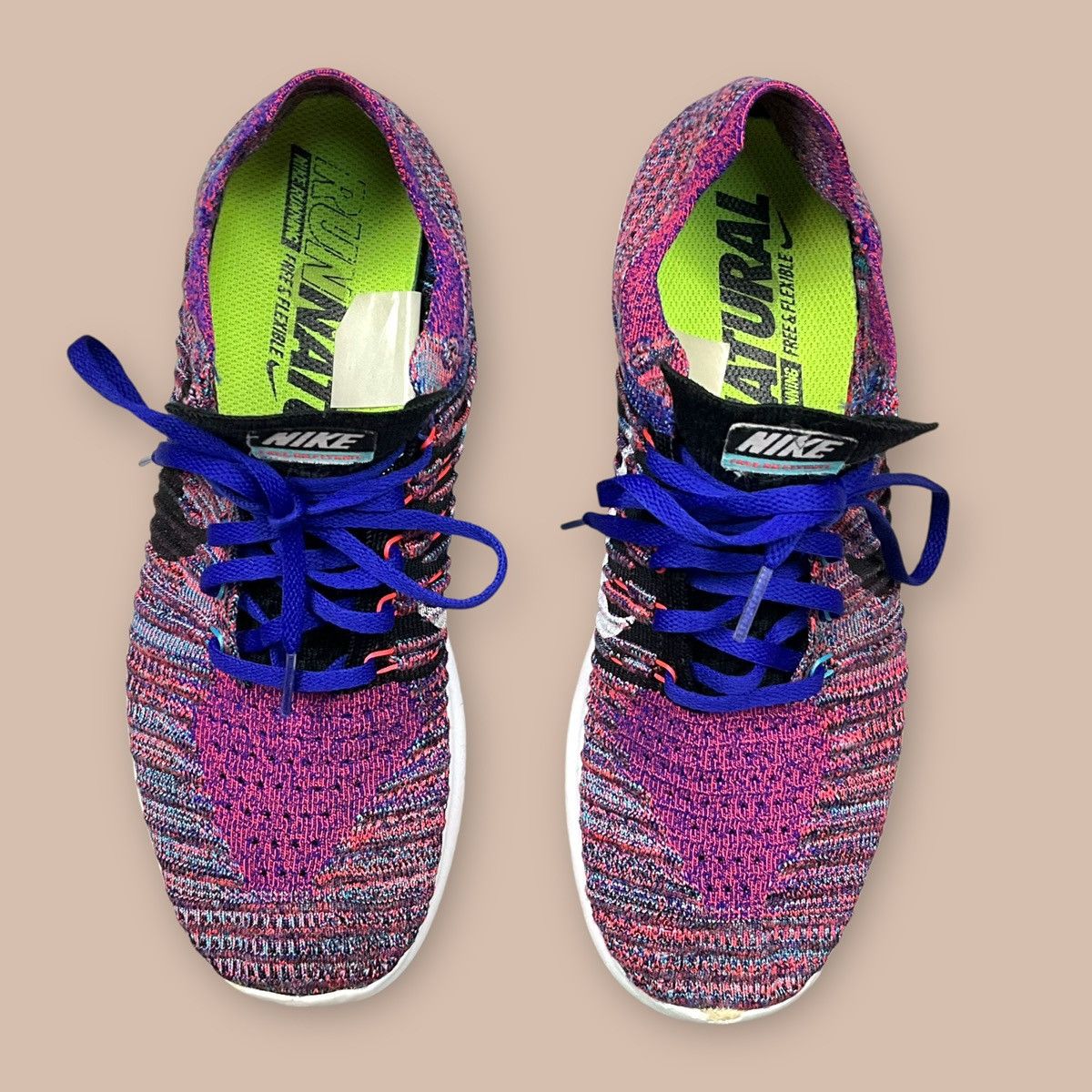 Nike Nike Free RN Flyknit "Concord Bright Crimson" Size US 9 / EU 42 - 9 Thumbnail