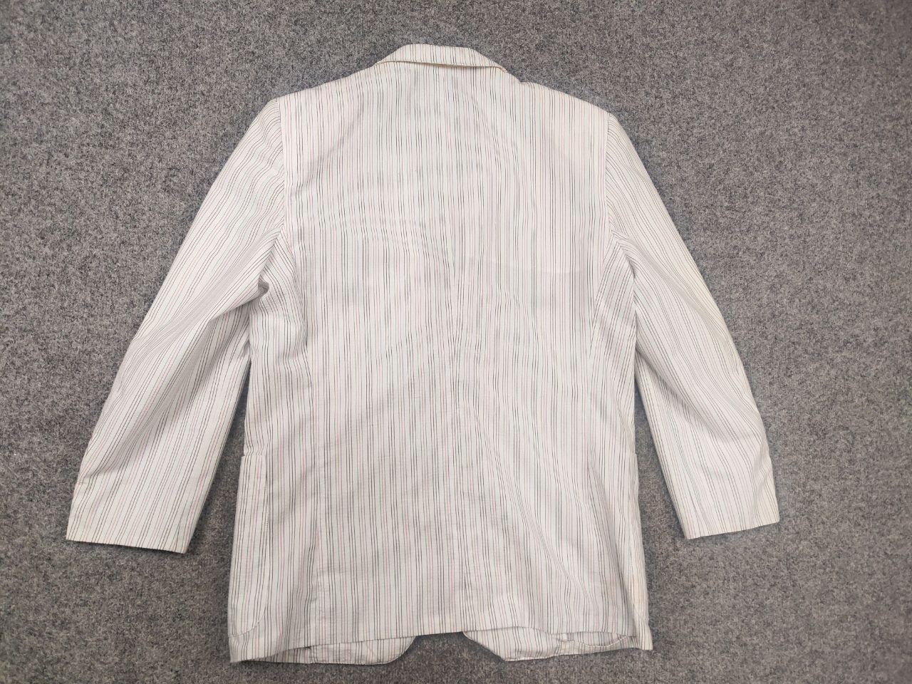 Yves Saint Laurent Vintage 80's Yves Saint Laurent France striped Blazer Jacket Size US M / EU 48-50 / 2 - 10 Thumbnail