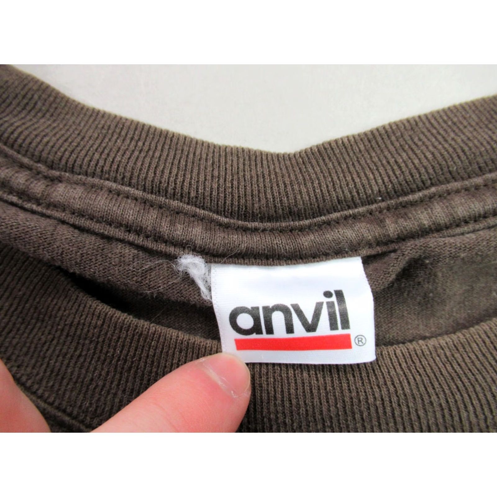 Anvil Anvil Shirt Mens M Brown Short Sleeve Crew Neck Outdoors Lightweight Casual Size US M / EU 48-50 / 2 - 4 Thumbnail