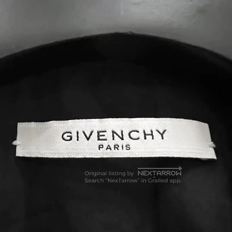 Givenchy Givenchy Black Logo Long Sleeve Shirt . Size XXS / US 00 / IT 34 - 2 Thumbnail