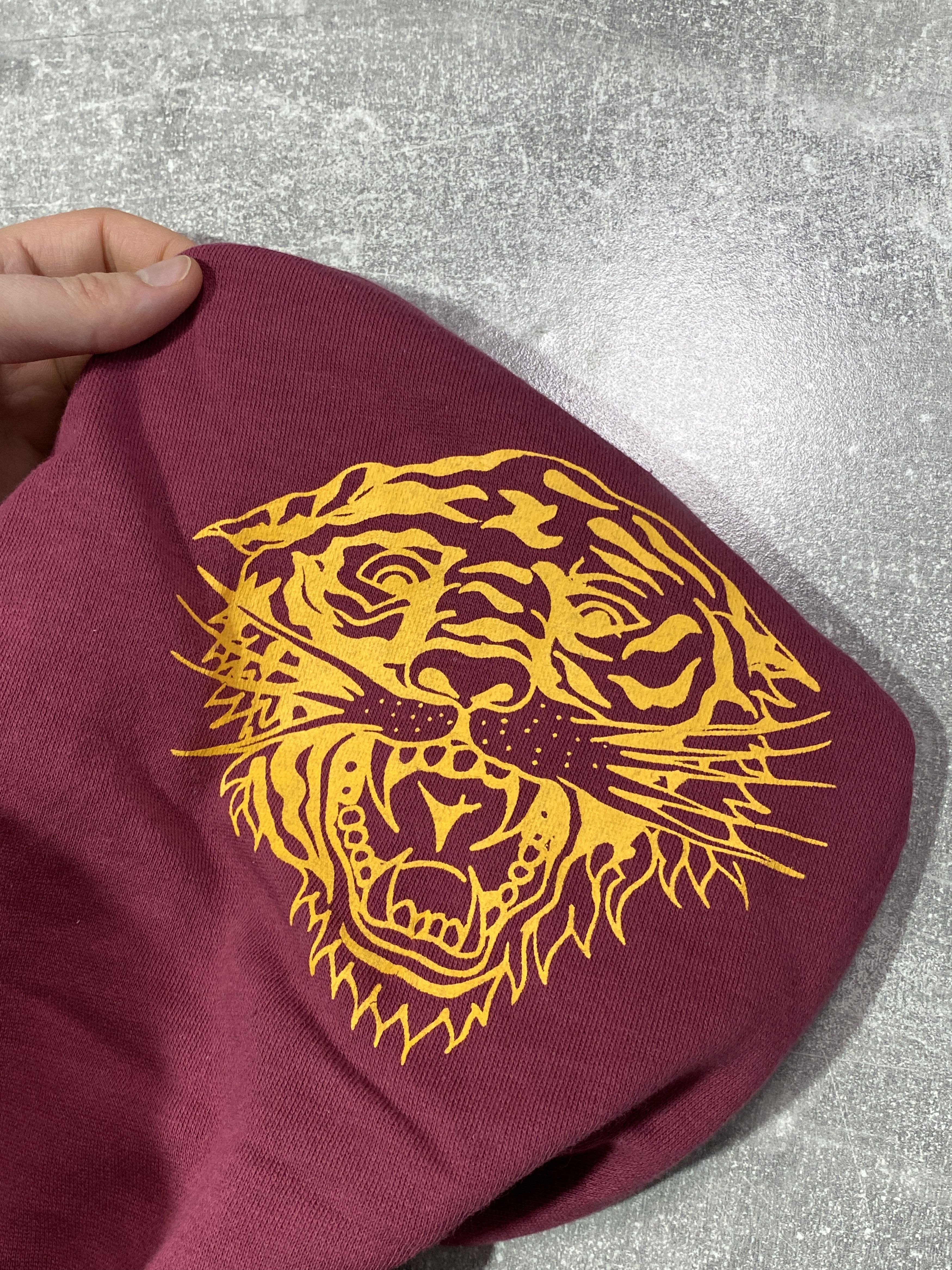 Ed Hardy Vintage Y2K Ed Hardy Big Logo Tattoo Tiger Zip Hoodie Size US XXL / EU 58 / 5 - 3 Thumbnail