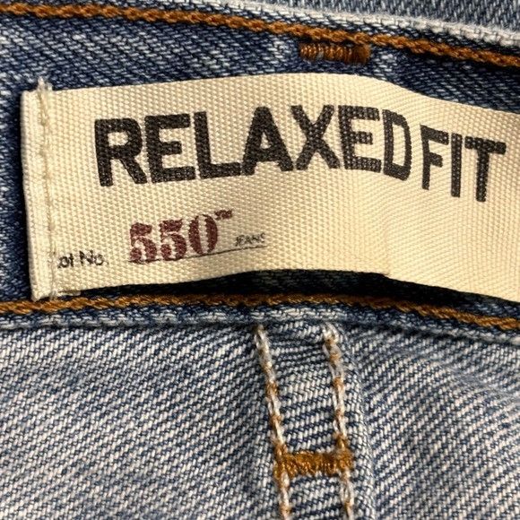 Levi's Levi Strauss 550 Relaxed Fit Jeans Mens W38 L32 Blue Denim S Size US 38 / EU 54 - 11 Thumbnail