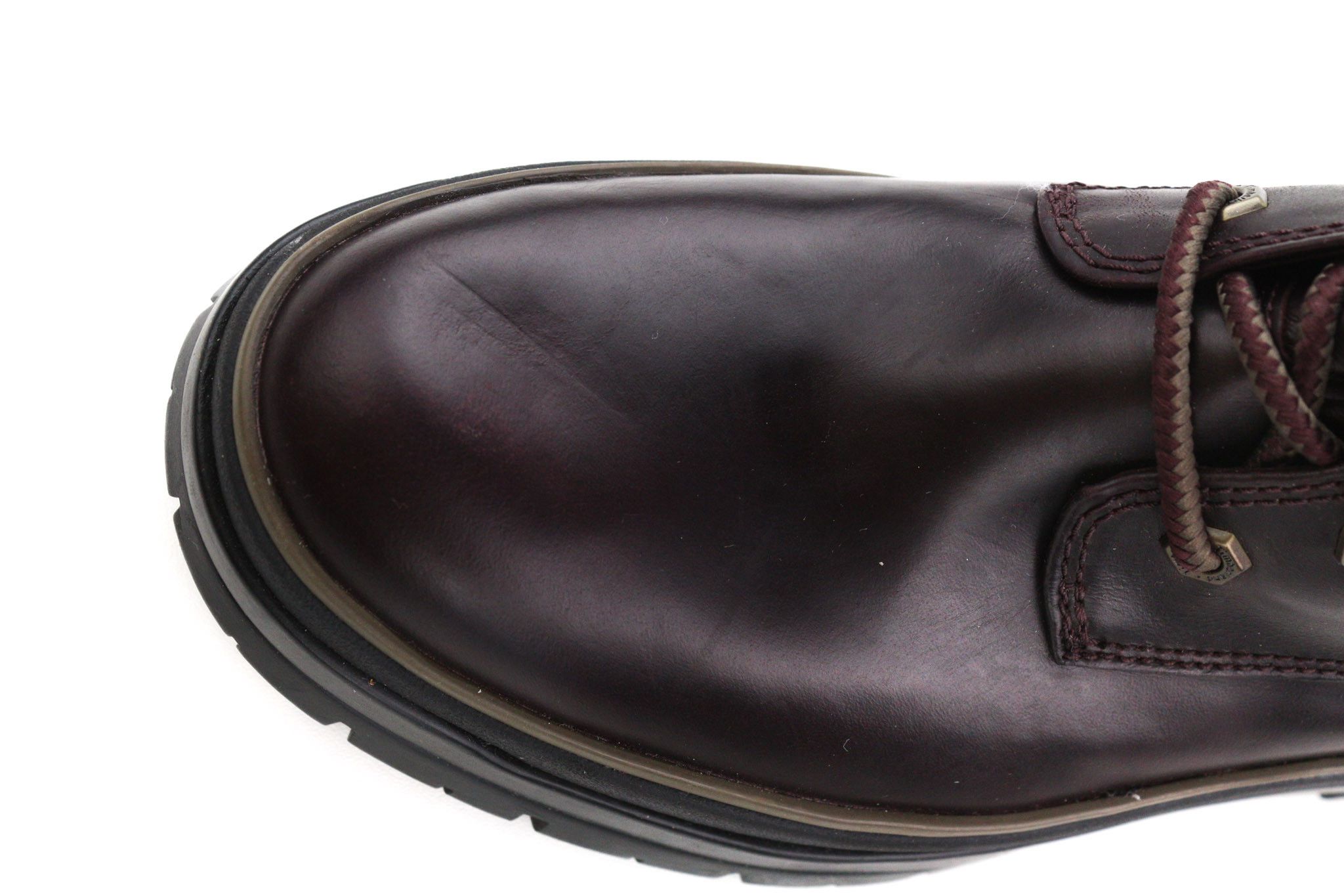 Timberland A2F7G UK7/7.5 Dark Leather Mid Top Lace Shoes 82398 Size US 9.5 / IT 39.5 - 14 Thumbnail