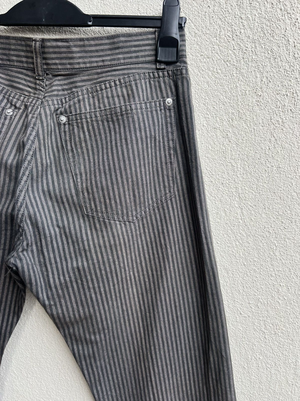 Vintage NO CONCEPT BUT GOOD SENSE Japan Sun Fade Stripe Trouser Pant Size US 30 / EU 46 - 18 Thumbnail