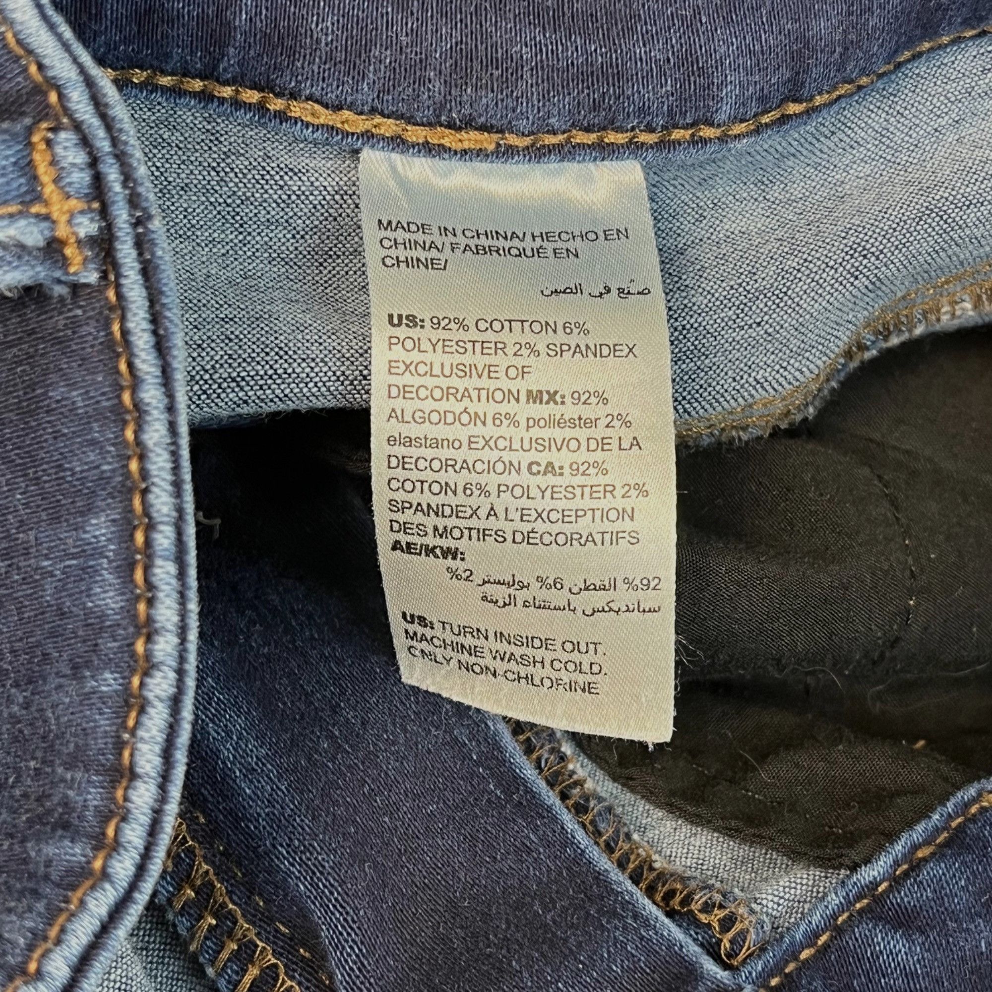 Other Chico's Dark Wash Jeggings Skinny Jeans Stretch Denim Sz. 0 Size 27" / US 4 / IT 40 - 6 Thumbnail