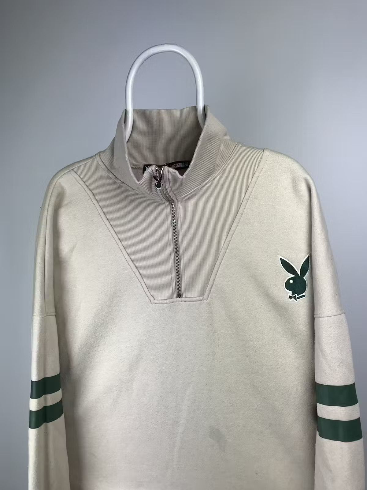 Playboy Playboy half zip streetwear fashion size XXLARGE Size US XXL / EU 58 / 5 - 3 Thumbnail
