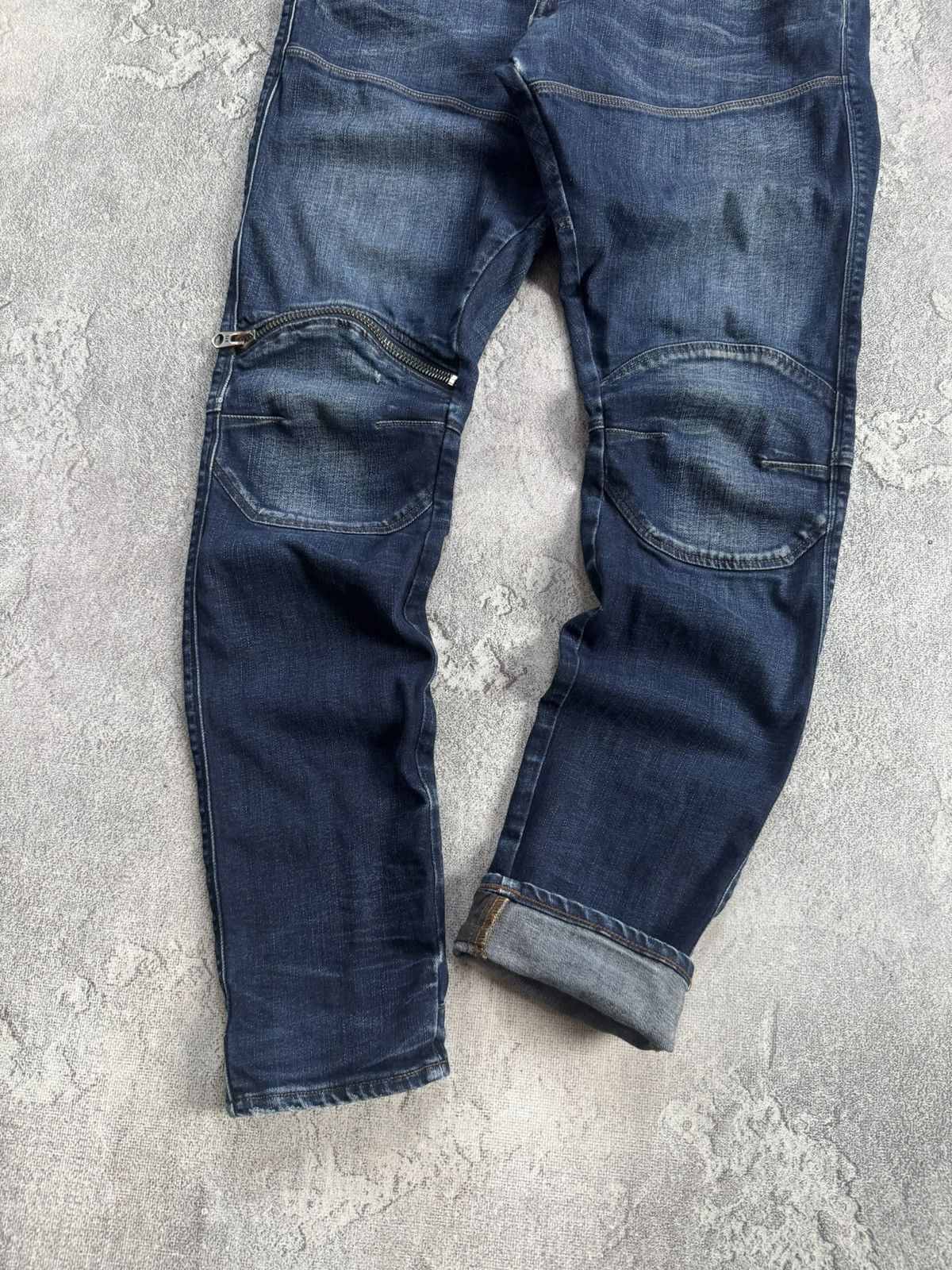 G-Star G star raw 32/32 5620 3D zip knee skinny denim pants jeans Size US 32 / EU 48 - 2 Thumbnail
