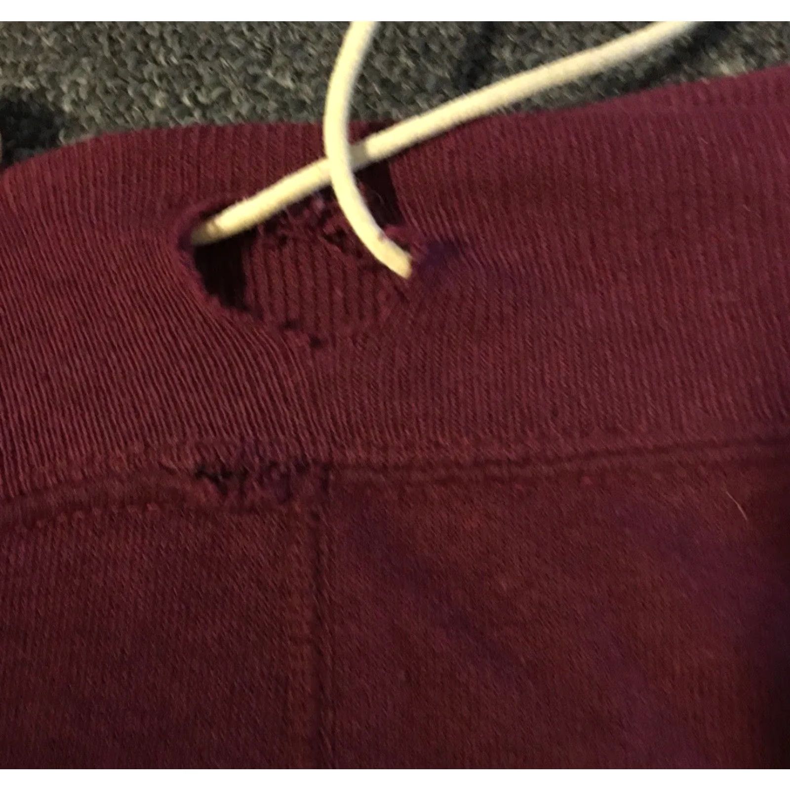 Thrasher VINTAGE Sweatpants XL Red USA Track Military 70s 80s 90s Grunge PFU Punk Distressed Gusset Thrashed Bands: PE Fitness Sports Activewear Mens Pants Size US 36 / EU 52 - 6 Thumbnail