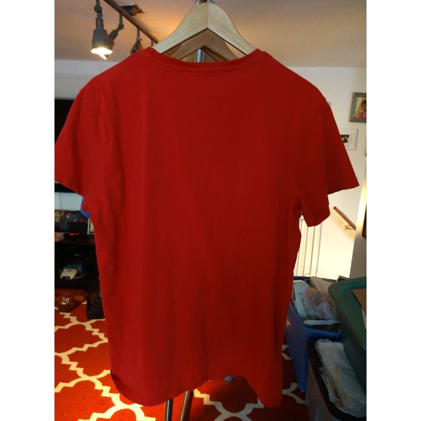 Vintage VINTAGE The Swiss Face Heidi T-Shirt L Men Red 100% cotton North Size US L / EU 52-54 / 3 - 3 Thumbnail