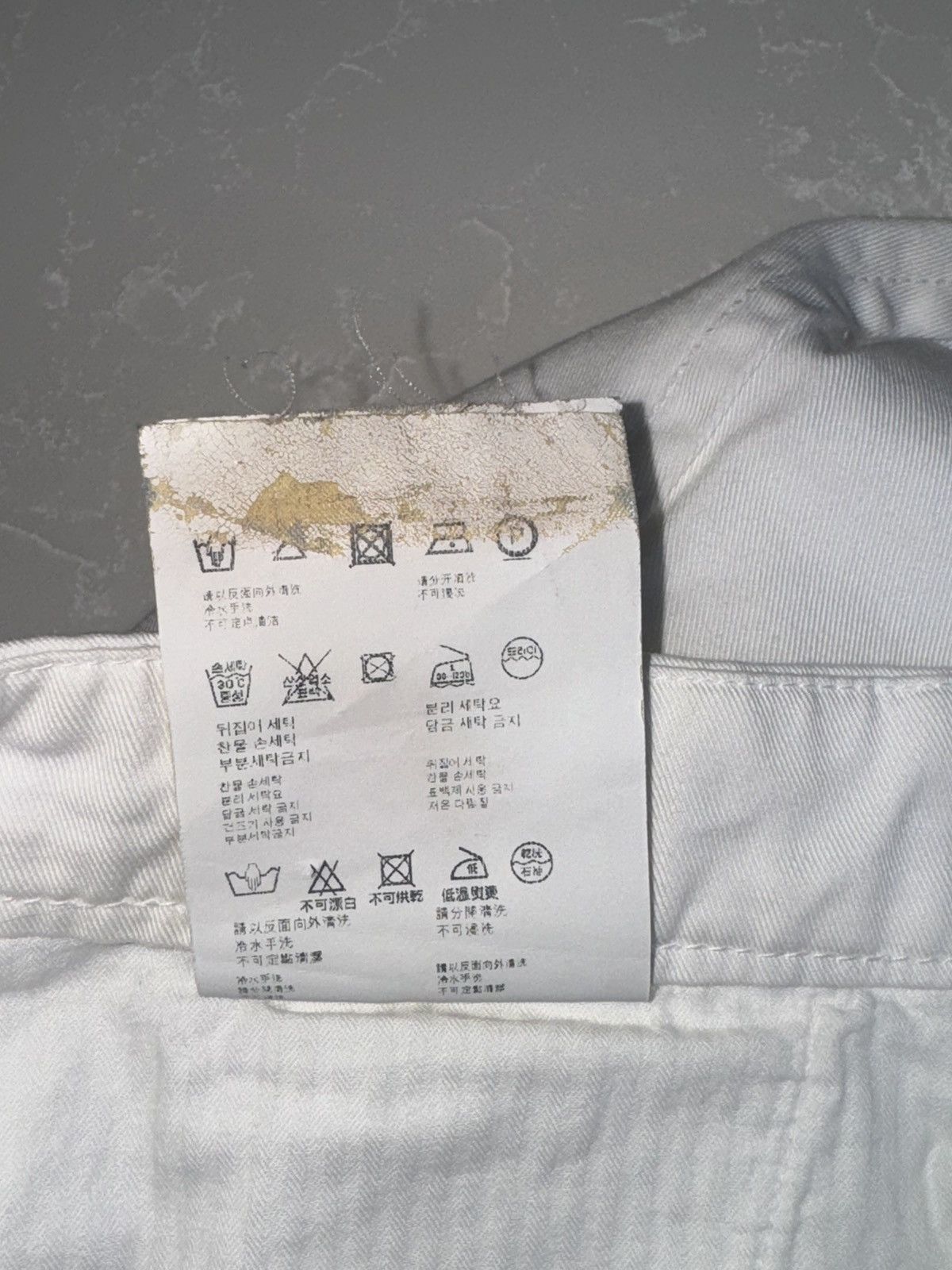 Prada vintage prada made italy 100% cotton white pants 36x29 m Size US 36 / EU 52 - 16 Thumbnail