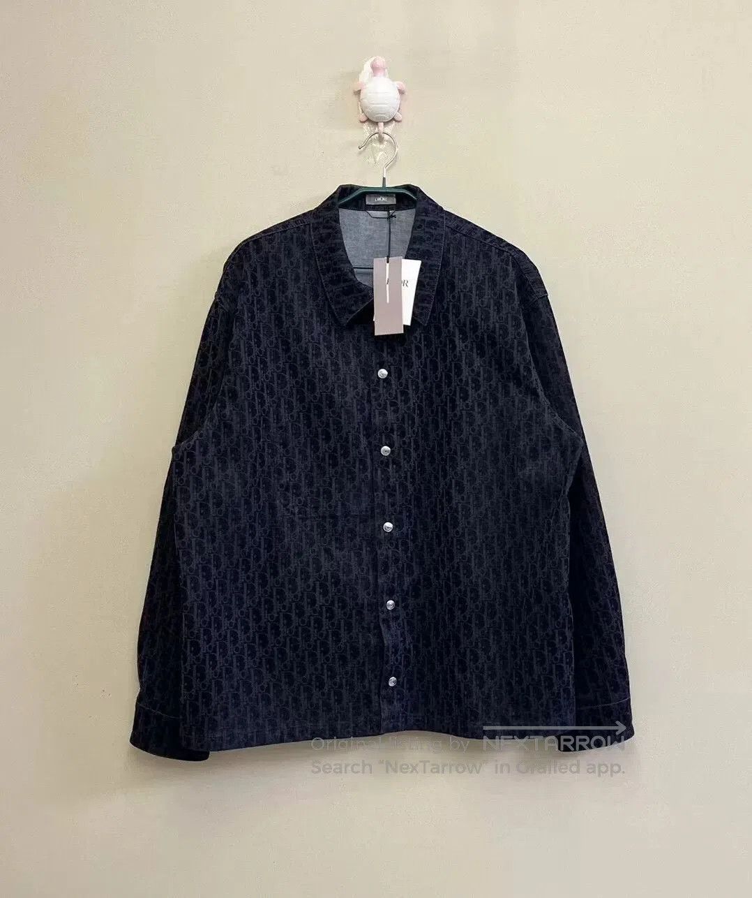 Dior dior black suede logo denim jacket. Size US L / EU 52-54 / 3 - 1 Thumbnail