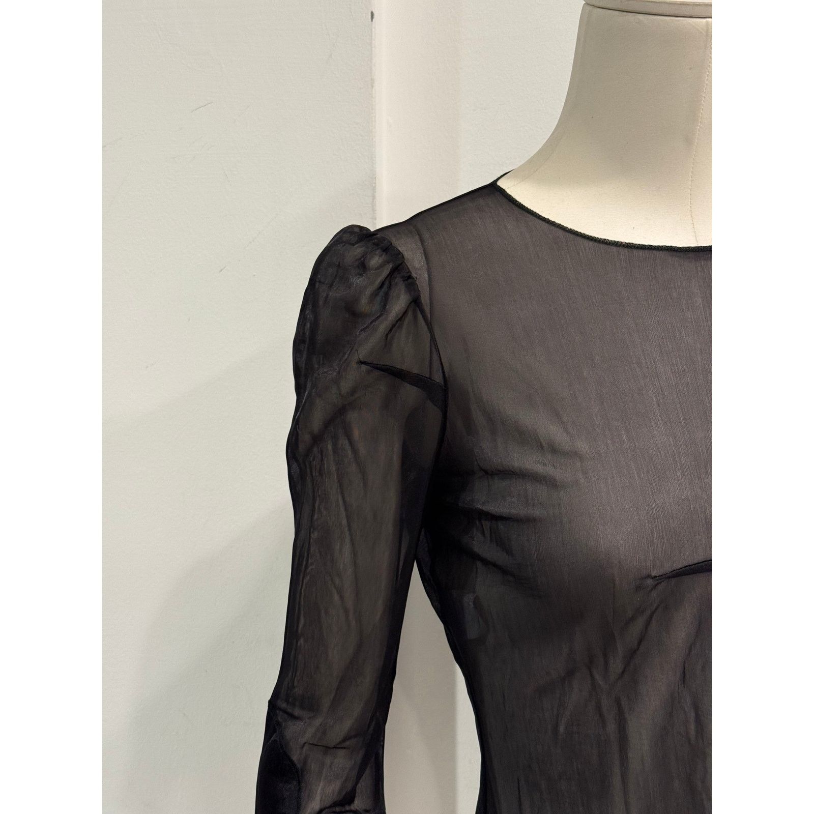 Maison Margiela A/W1991-1992 Maison Margiela cigarette shoulder mesh top Size M / US 6-8 / IT 42-44 - 3 Thumbnail