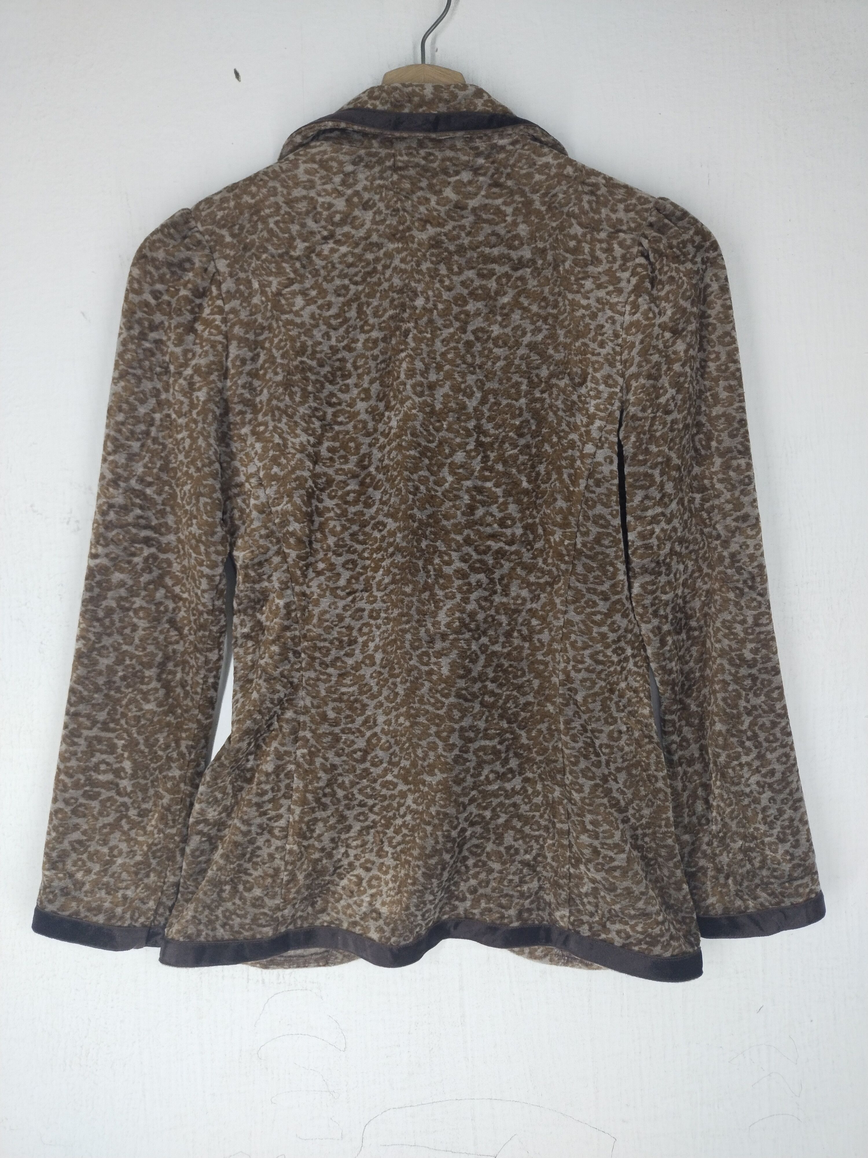 Hysteric Glamour Hysteric Vtg Tiger Dress Jacket Star Acrylic BRW Leopard Size S / US 4 / IT 40 - 10 Thumbnail