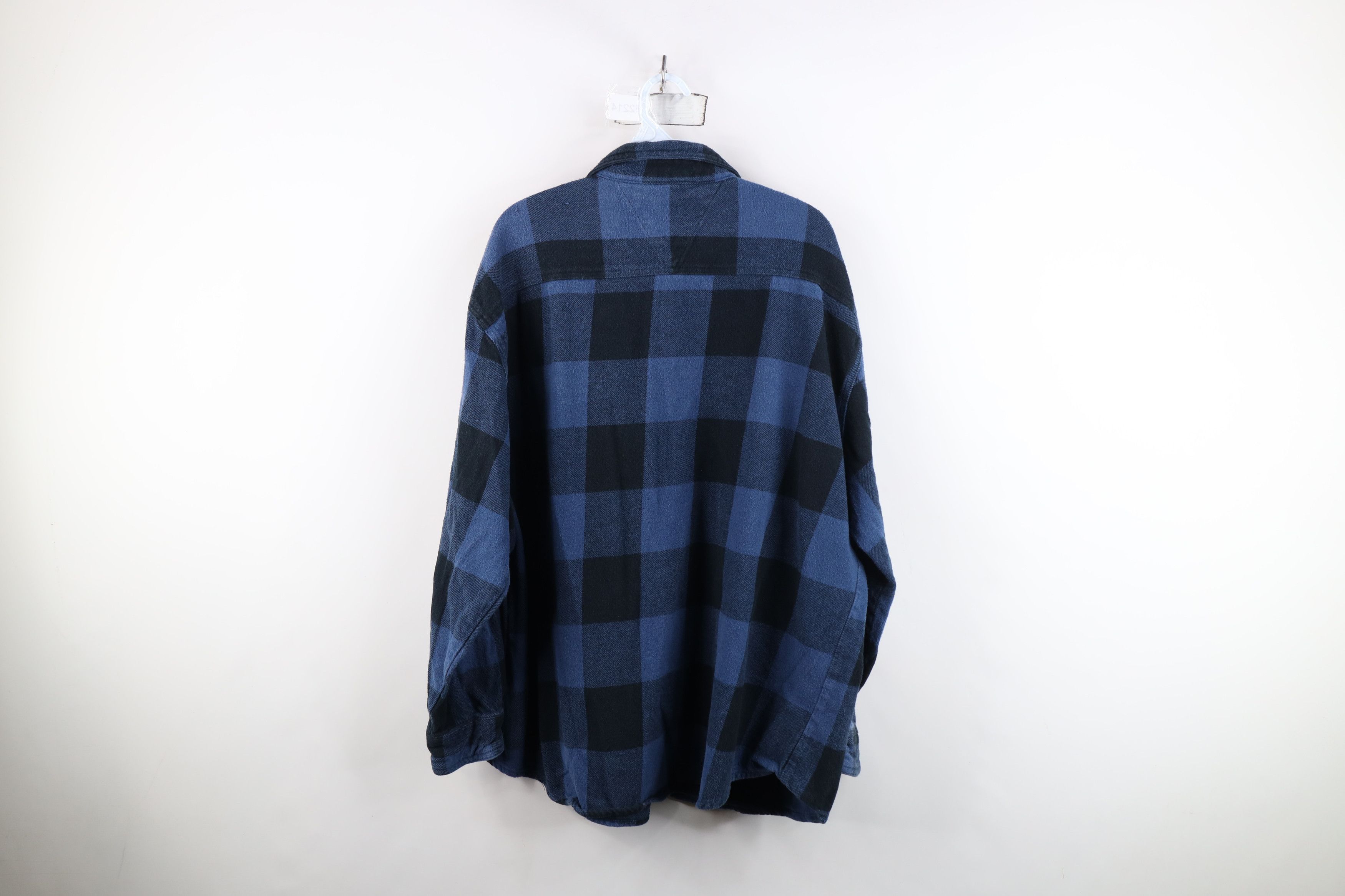 Vintage Vintage 90s Y2K Streetwear Heavyweight Flannel Button Shirt Size US XXL / EU 58 / 5 - 11 Thumbnail