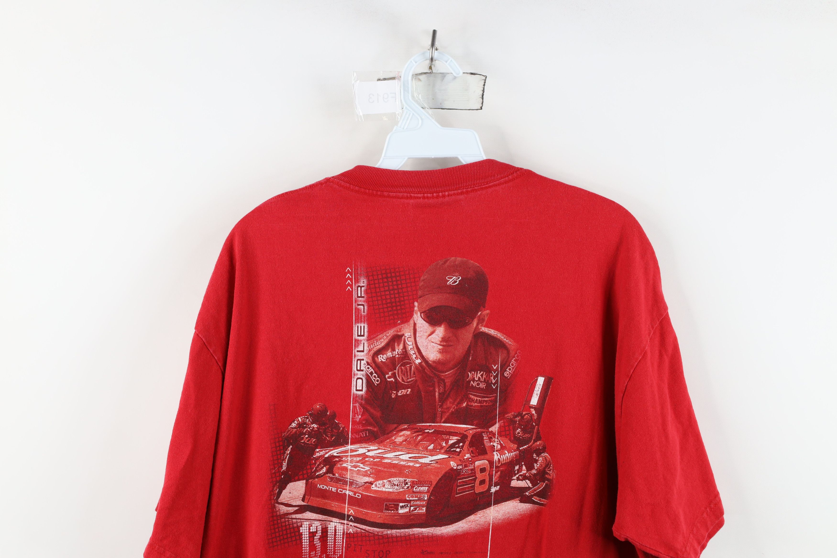 Vintage Vintage Nascar Earnhardt Jr Budweiser Racing T-Shirt Red Size US M / EU 48-50 / 2 - 14 Thumbnail