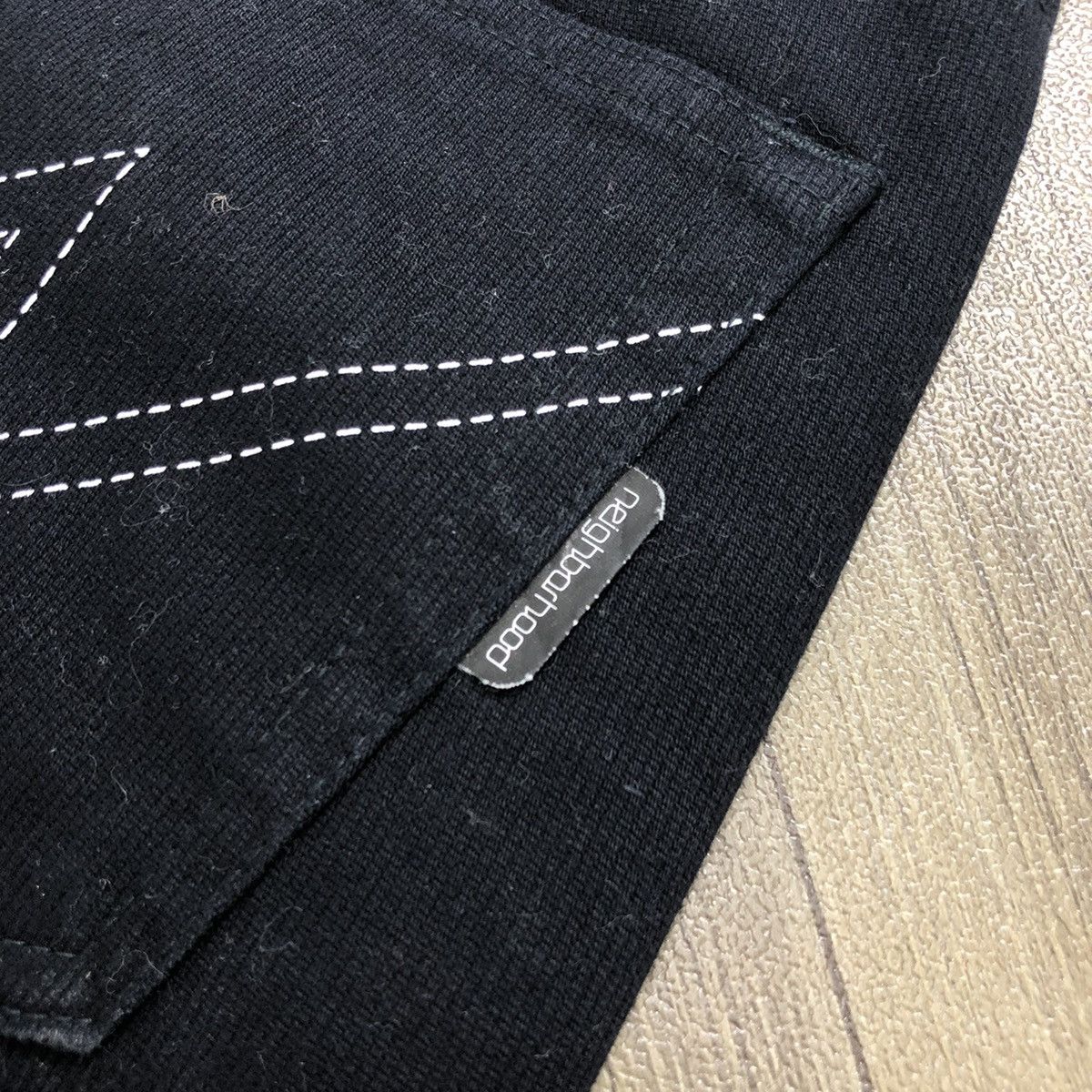 Japanese Brand × Neighborhood 2002s Neighborhood Narrow Black Denim Pants Size US 33 - 9 Thumbnail