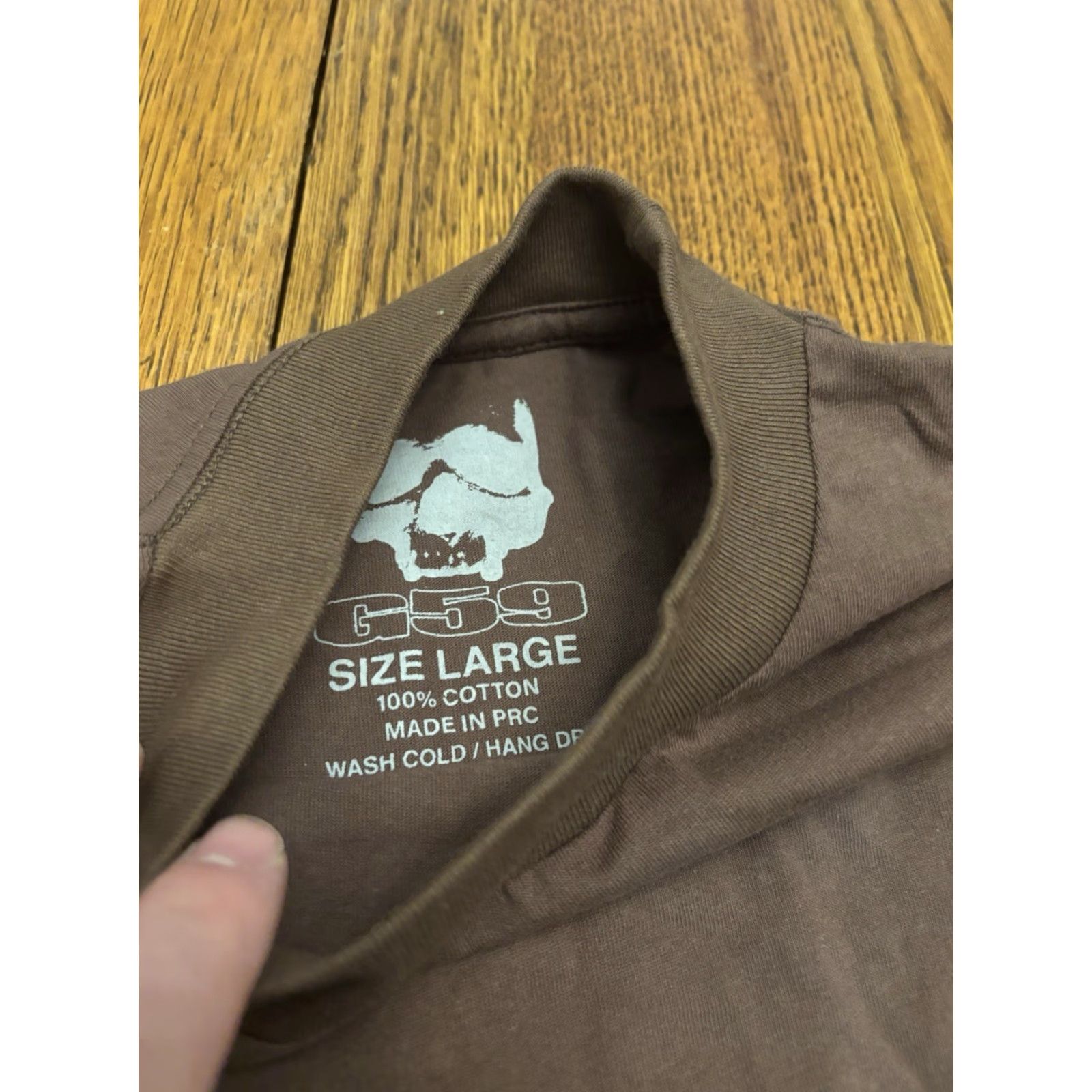 Vintage G59 Suiceboys Shirt Mens L Brown Skull Graphic Crew Neck Hip Hop Shirt Size US L / EU 52-54 / 3 - 5 Thumbnail