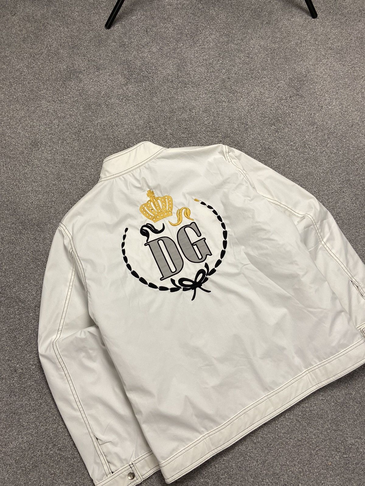 Dolce & Gabbana × Vintage Vintage Dolce & Gabbana Racing Jacket Bomber Big Logo rare Size US M / EU 48-50 / 2 - 4 Thumbnail