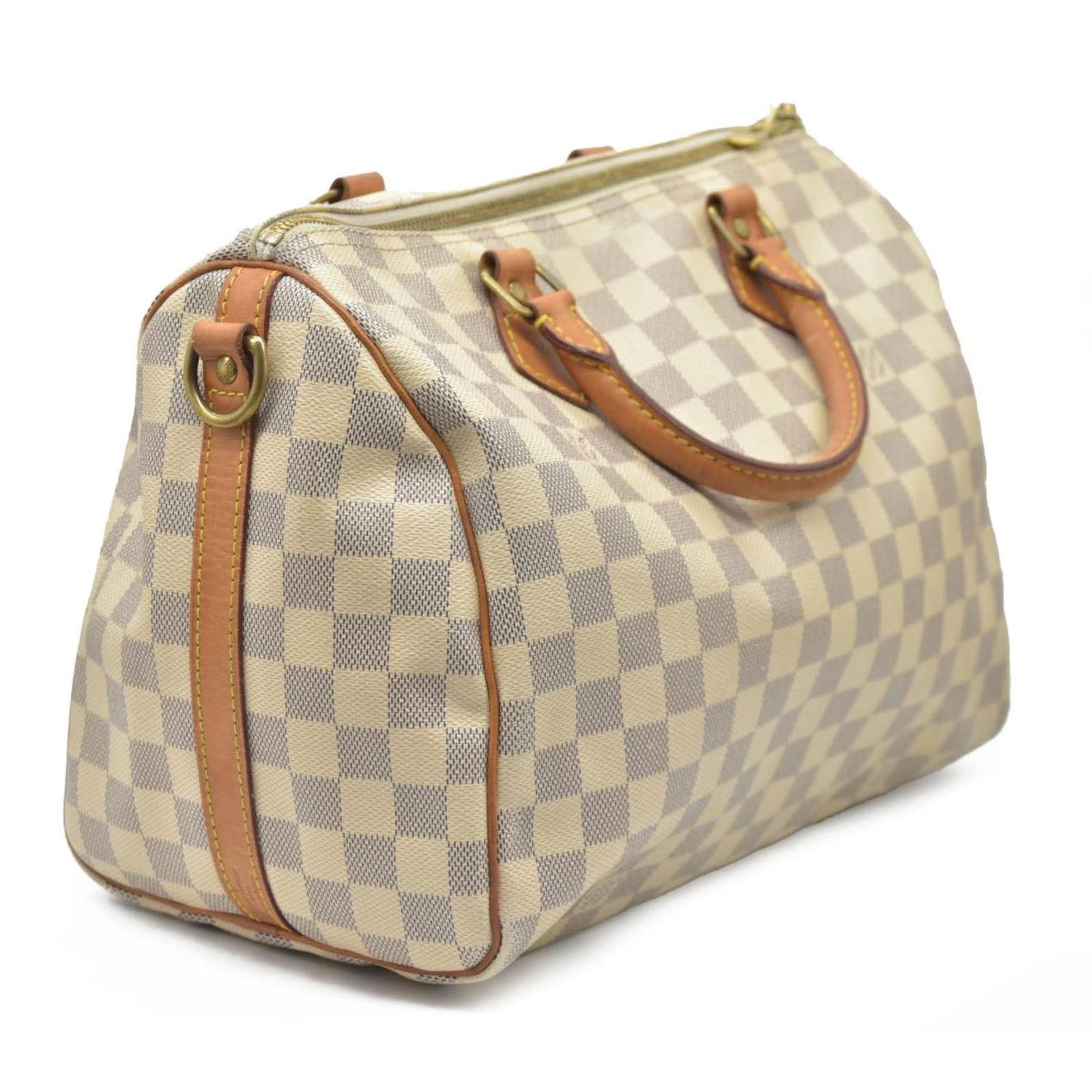 Louis Vuitton Louis Vuitton Damier Azur Speedy Bandouliere 30 DU1103 Size ONE SIZE - 2 Thumbnail