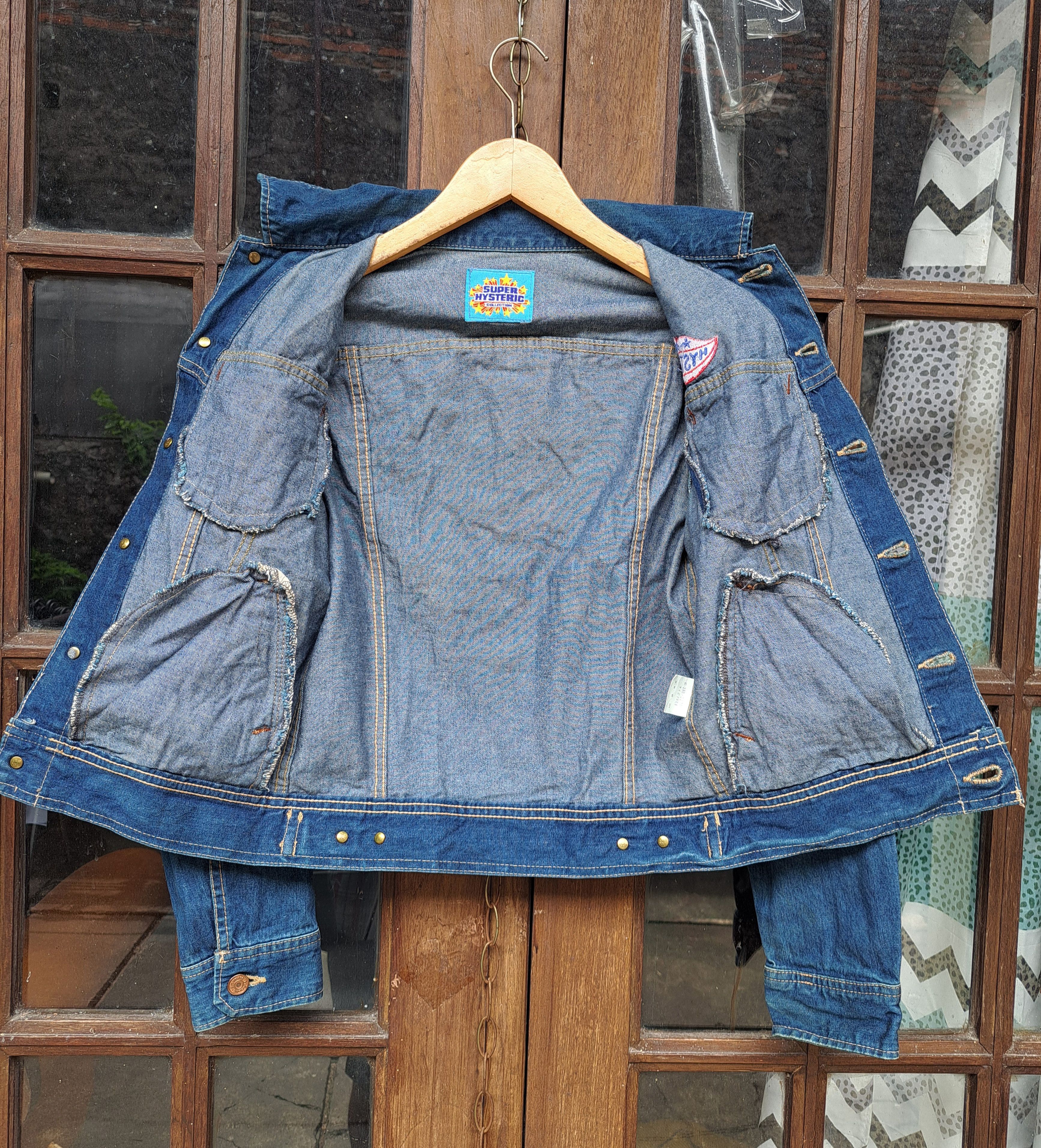 Hysteric Glamour Vintage 90s Hysteric Glamour Denim Jacket Women S Size S / US 4 / IT 40 - 6 Thumbnail