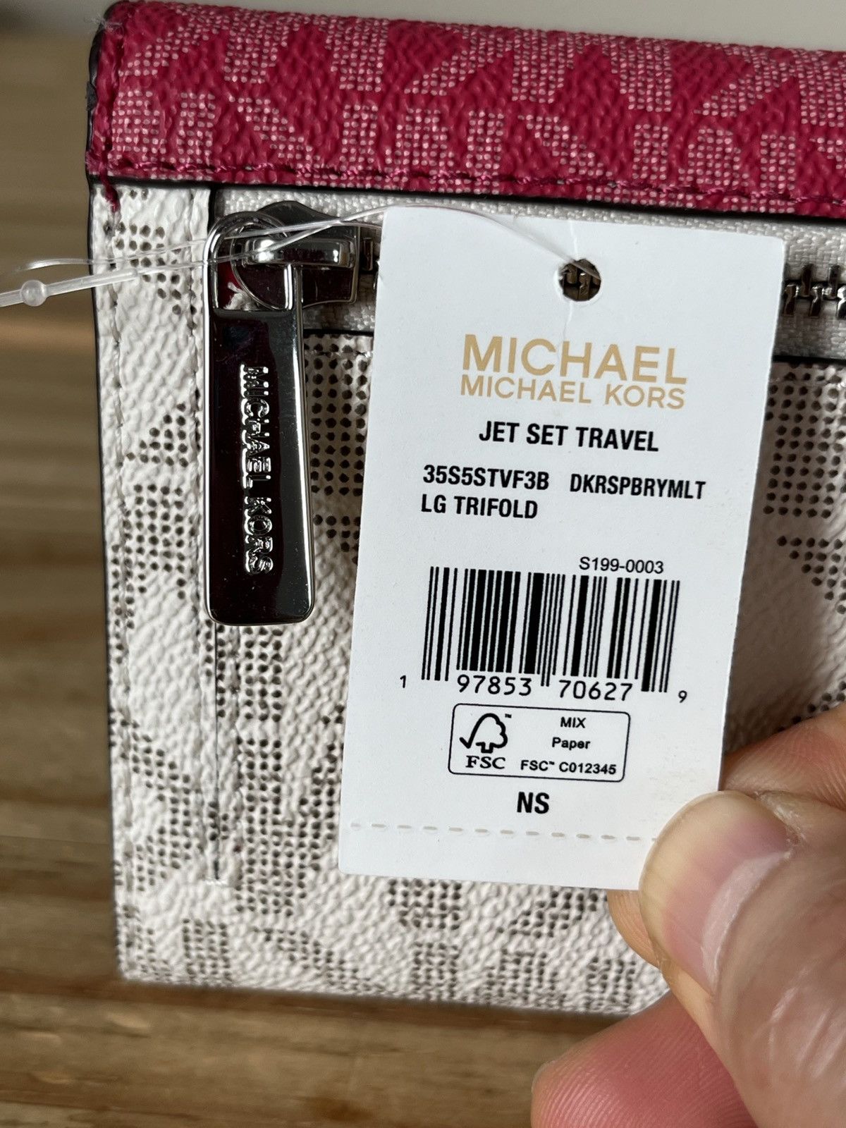 Michael Kors Michael Kors Jet set travel large trifold wallet Size ONE SIZE - 5 Thumbnail
