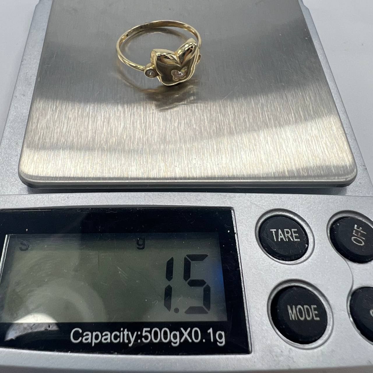 Other New 14K Solid Gold Ring Italy – Butterfly Size 7.16 1.5 Size ONE SIZE - 6 Thumbnail