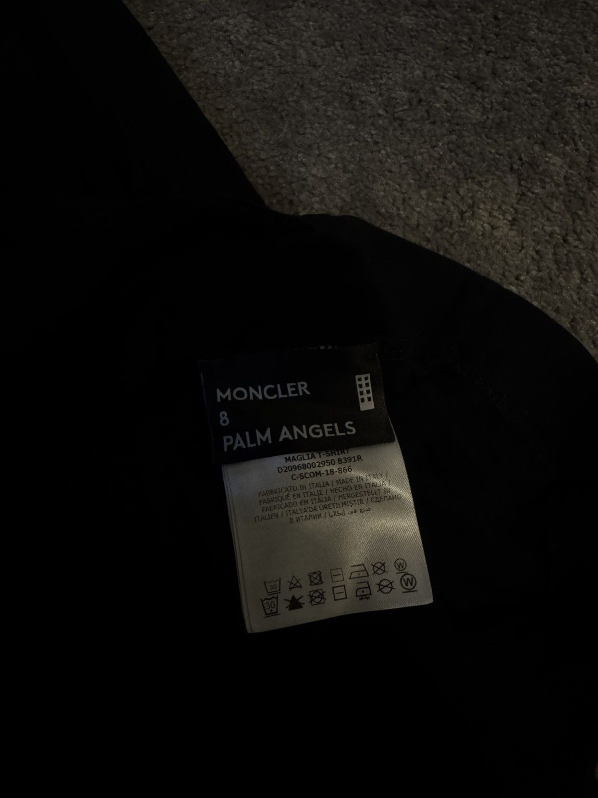 Moncler × Palm Angels Palm Angels x Moncler Long Sleeve Size US XL / EU 56 / 4 - 5 Thumbnail