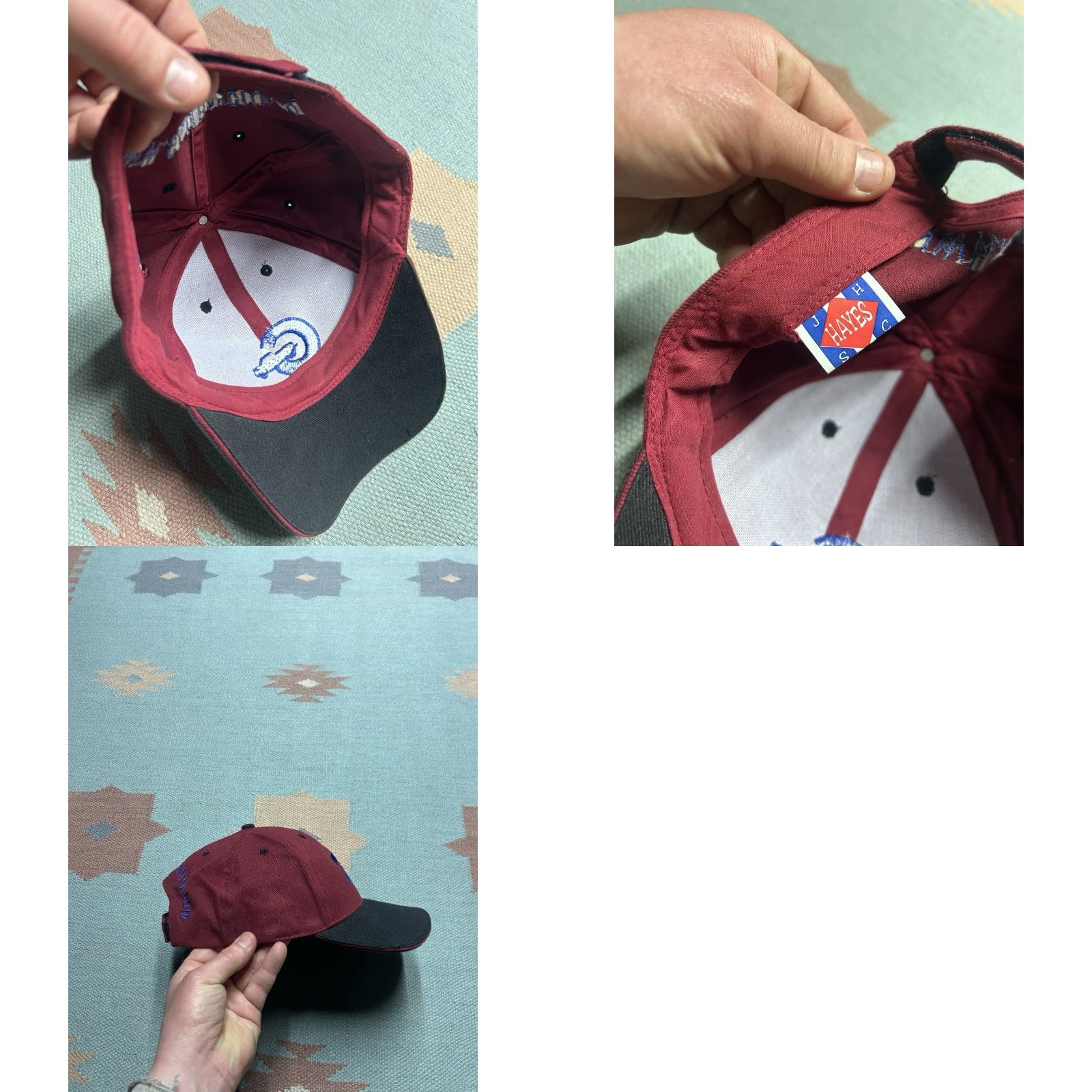 GRAFF VINTAGE Chevy Graff hat cap Strapback red Baseball Cap Men Adjustable Bay City Michigan City Theme Mens Size ONE SIZE - 8 Thumbnail