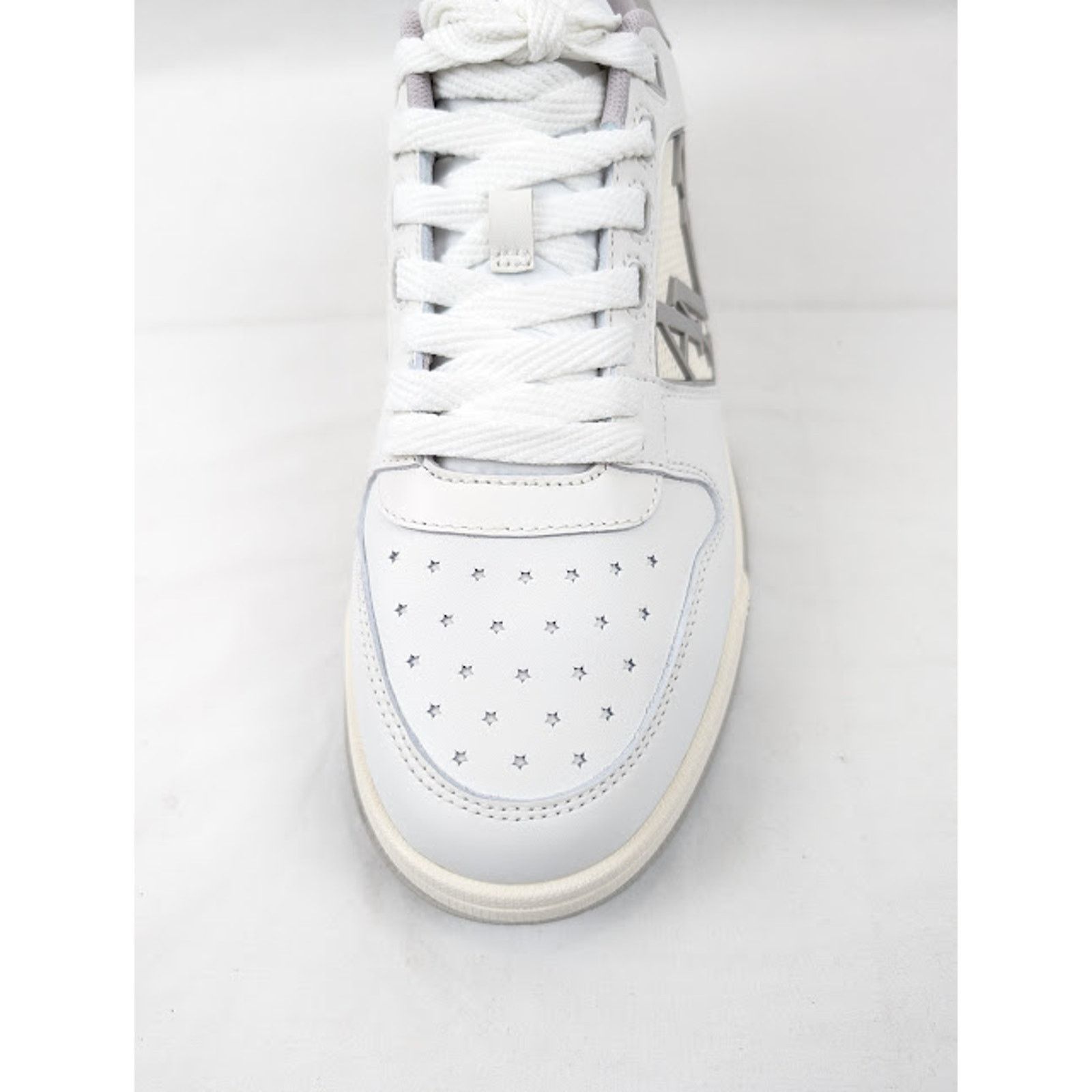 Amiri o1rshd1 Classic Low-Top Sneakers in White Grey Size US 12 / EU 45 - 5 Thumbnail
