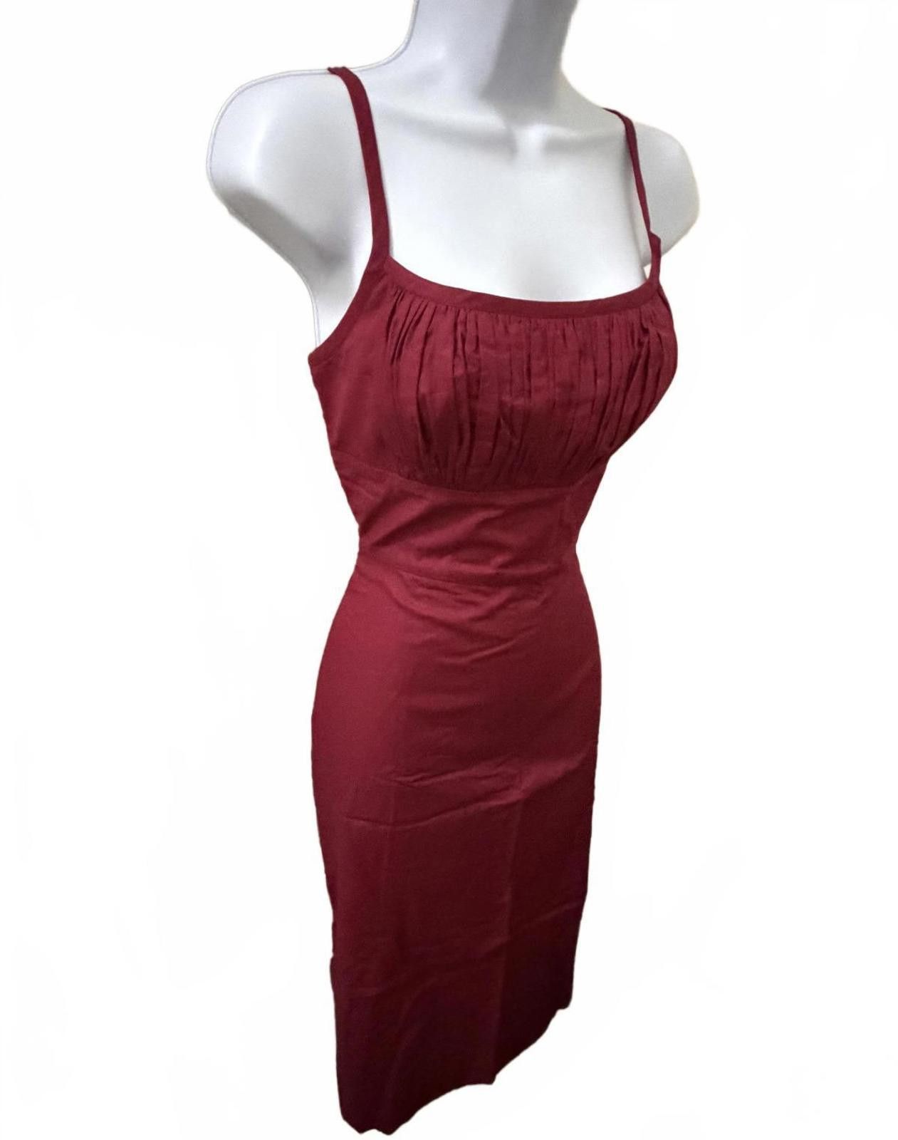 Other HEARTS & FOUND Bettie Dress in Burgundy (SMALL) Size S / US 4 / IT 40 - 3 Thumbnail