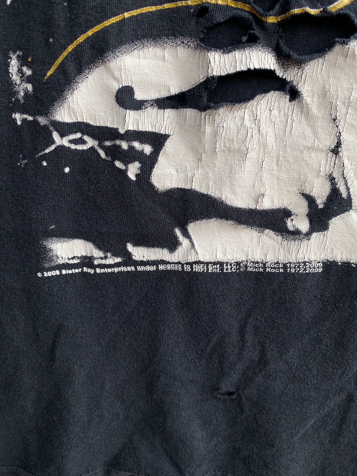 Band Tees × Vintage Vintage Distressed Lou Reed Transformer band tee Size US L / EU 52-54 / 3 - 2 Thumbnail