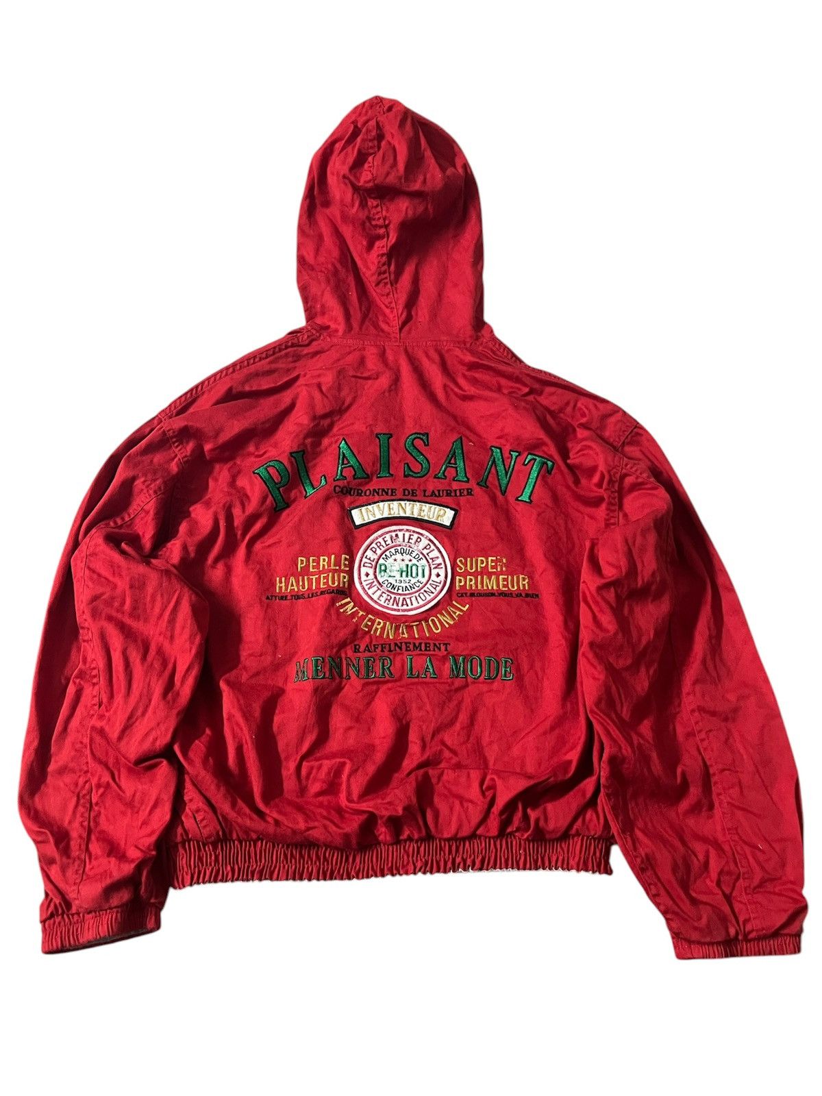 If Six Was Nine 🔥Offer Me 🔥 VINTAGE PLAISANT SUPER PRIMEUR BIG LOGO JACKET Size US L / EU 52-54 / 3 - 1 Thumbnail